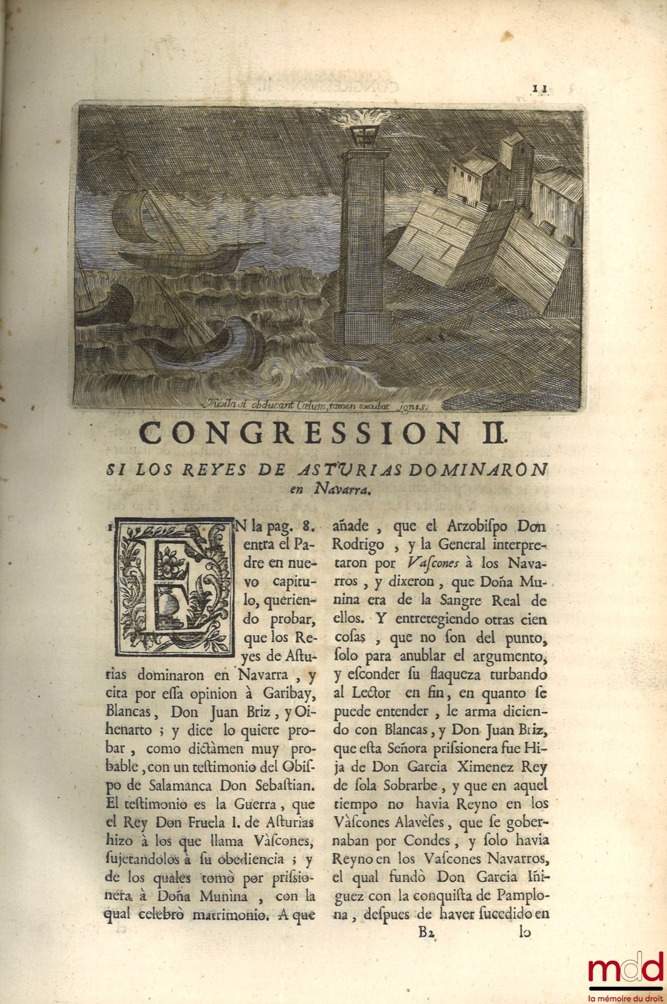 MORET (Joseph de) – [Apologetic Congresses on the truth of the historical investigations of the antiquities of the king of Navarra]