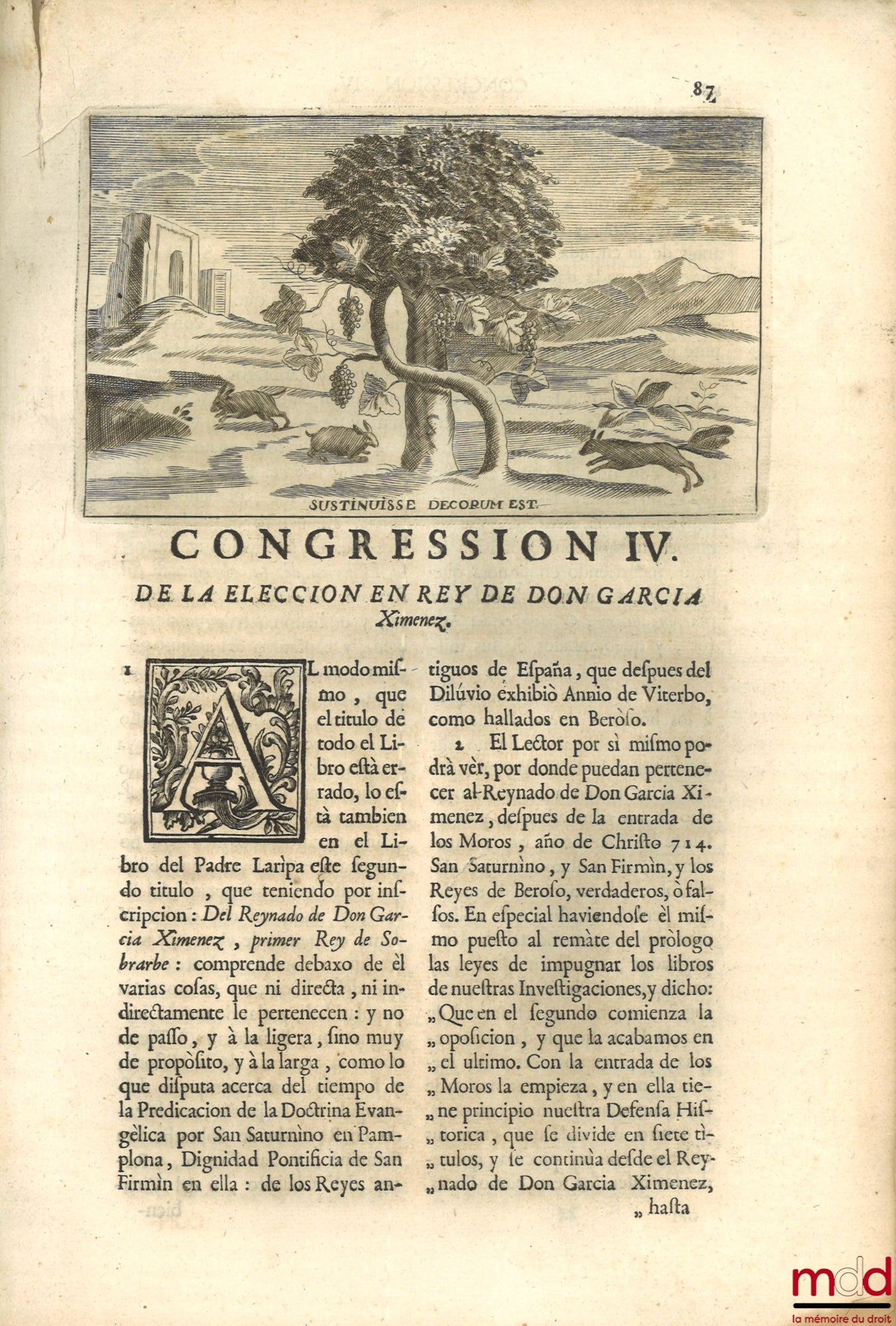 MORET (Joseph de) – [Apologetic Congresses on the truth of the historical investigations of the antiquities of the king of Navarra]