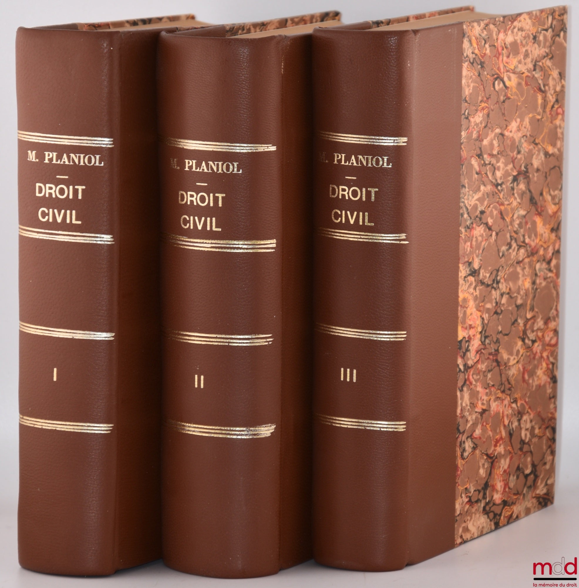 PLANIOL (Marcel) – ELEMENTARY TREATISE ON CIVIL LAW conforming to the official program of Law Faculties, 9th ed.
