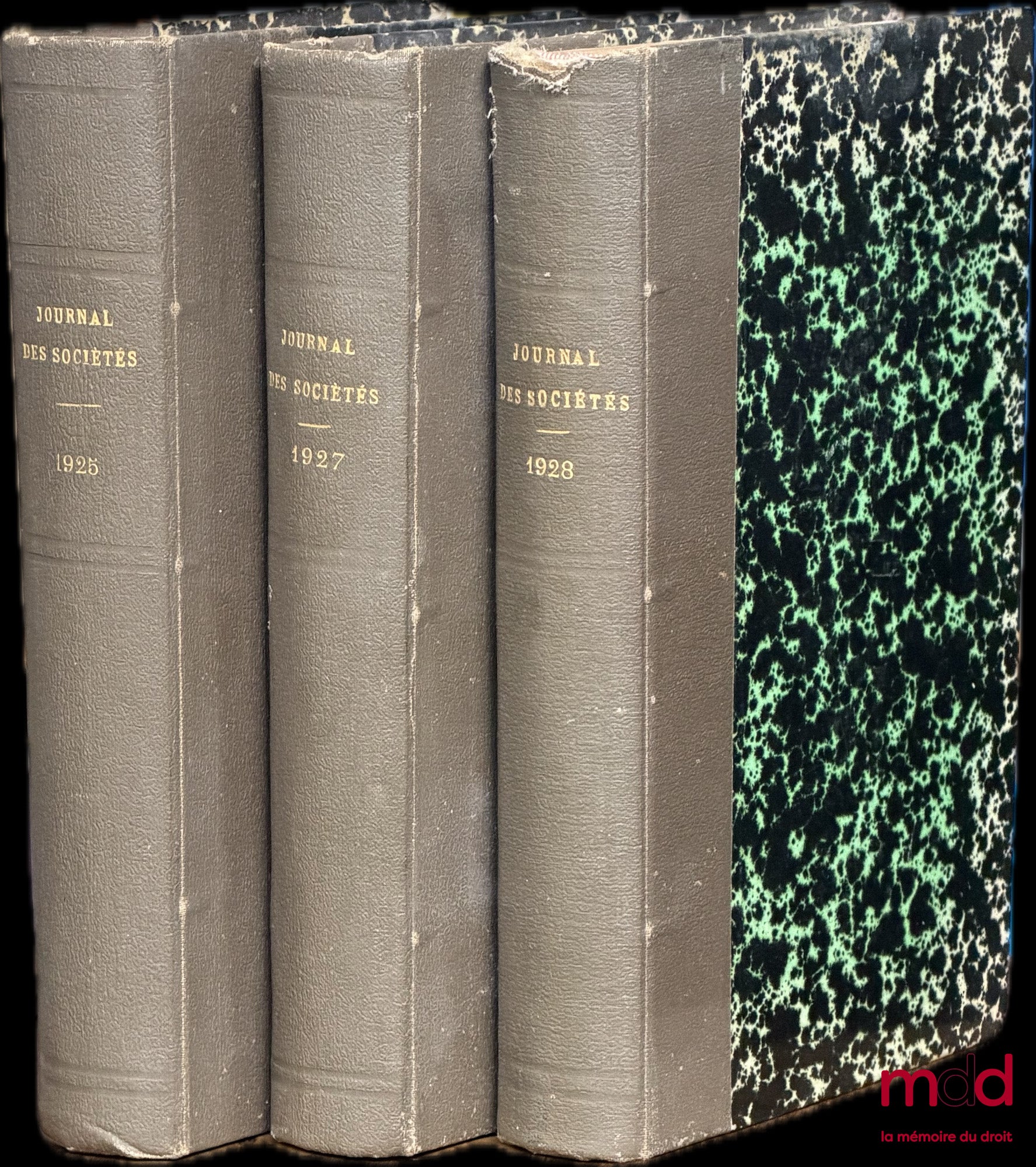 [Journal des Sociétés / Revue des Sociétés] – JOURNAL DES SOCIÉTÉS CIVILES ET COMMERCIALES FRANÇAISES ET ÉTRANGÈRES, Revue de Jurisprudence, de Doctrine & de législation, 1925 (46e année), 1927 et 1928