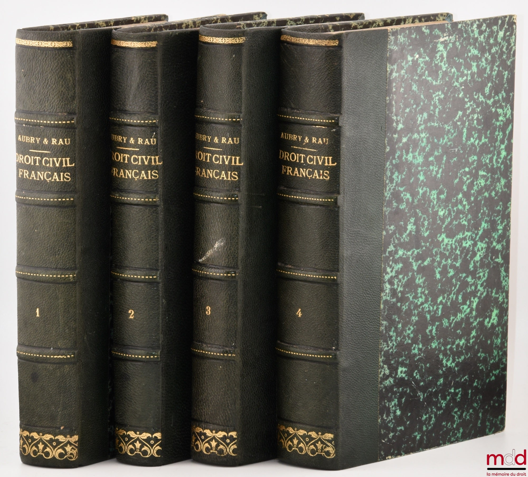 AUBRY (Charles) and RAU (Charles-Frédéric) – COURSE IN FRENCH CIVIL LAW ACCORDING TO THE METHOD OF ZACHARIÆ, 4th ed. revised and completed