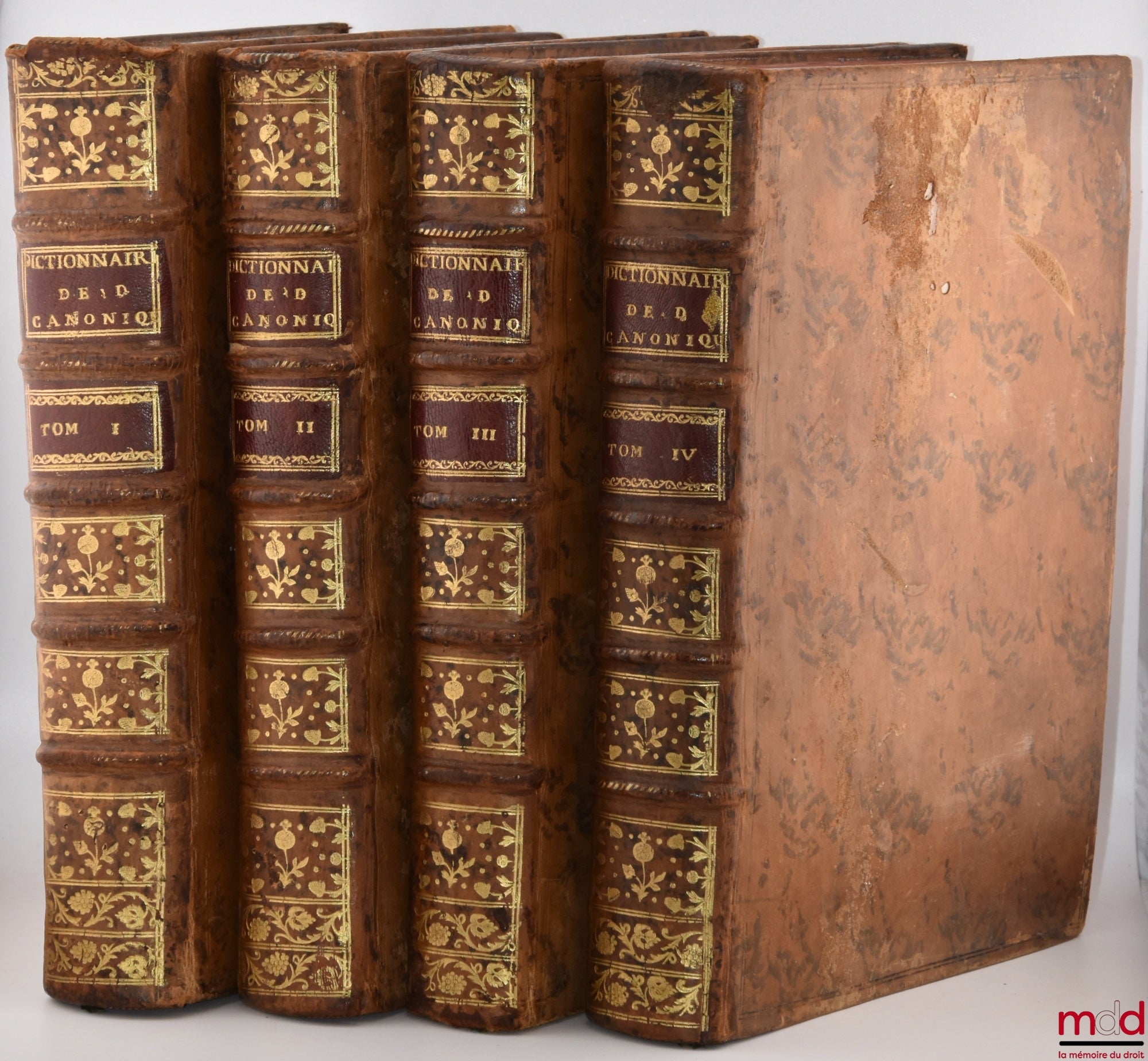 DURAND DE MAILLANE (Pierre Toussaint) – DICTIONARY OF CANON LAW AND BENEFICIAL PRACTICE, CONFERRED WITH THE MAXIMS AND JURISPRUDENCE OF FRANCE, that is to say, with the Usages & Liberties of the Gallican Church, the Pragmatics & Concordats, the