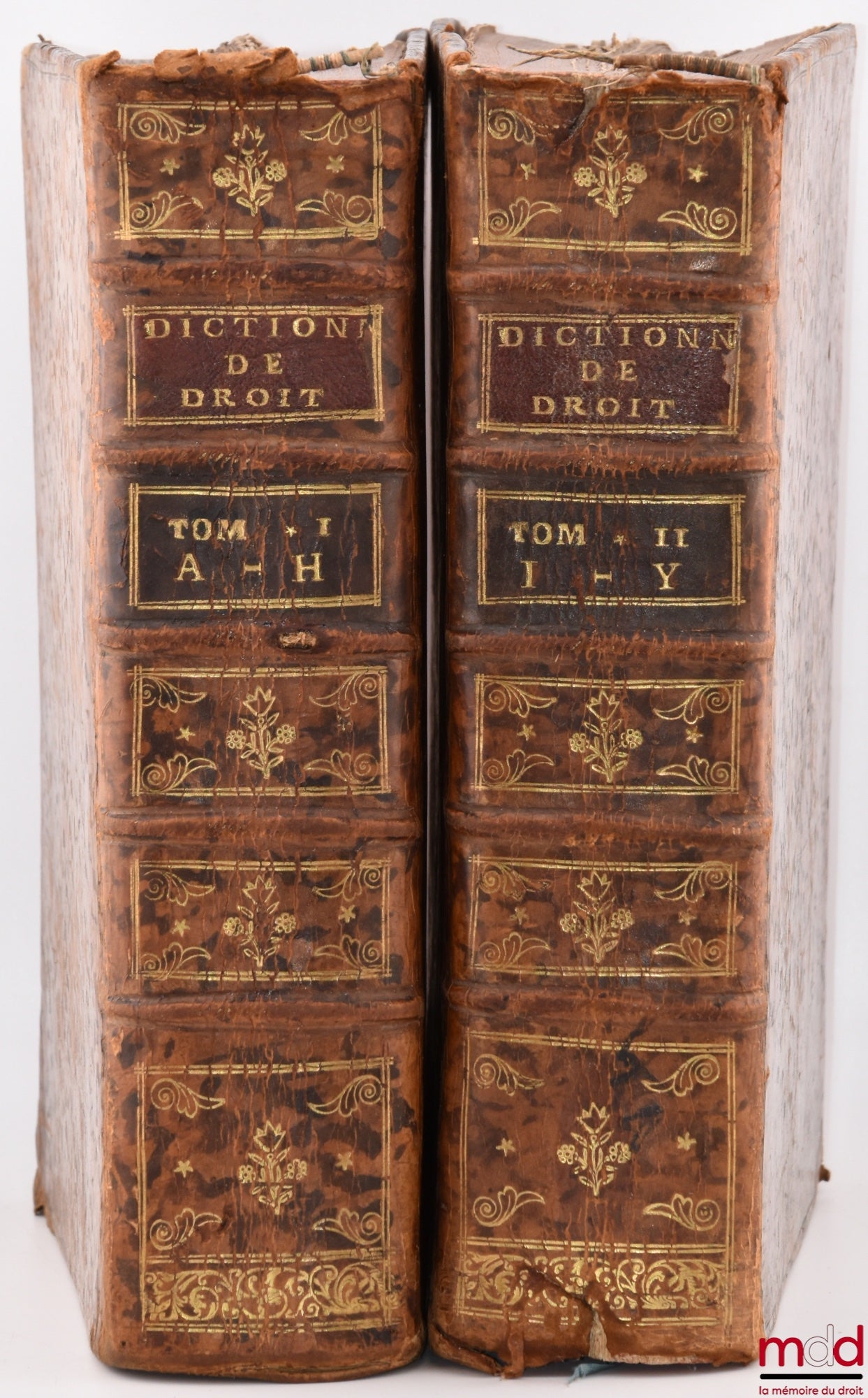 FERRIÈRE (Claude-Joseph de) – DICTIONARY OF LAW AND PRACTICE CONTAINING AN EXPLANATION OF TERMS OF LAW, ORDINANCES, CUSTOM & PRACTICE. WITH THE JURISDICTIONS OF FRANCE. New ed., Revised, corrected & augmented by M. *** [Boucher d'Argi