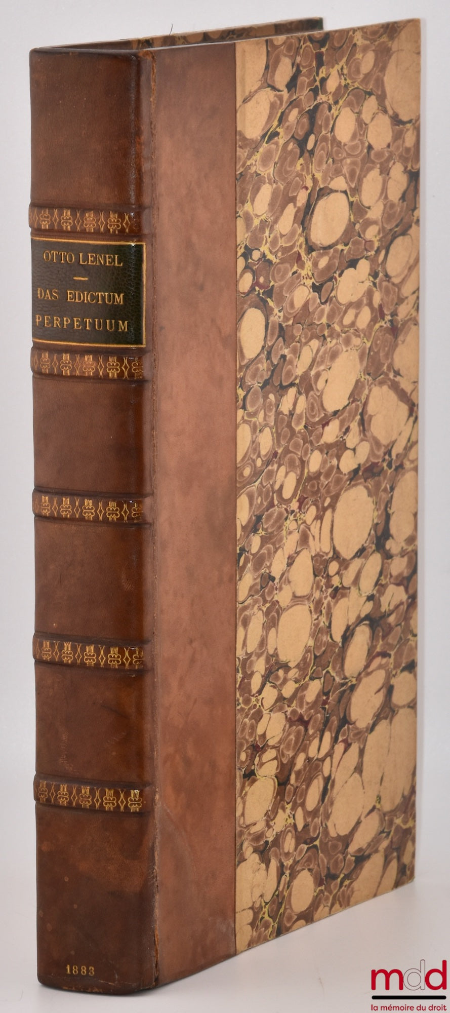 LENEL (Otto) – DAS EDICTUM PERPETUUM. This is what we are saying. Mit dem für die Savigny-stiftung ausgeschriebenen preise gekrönt.