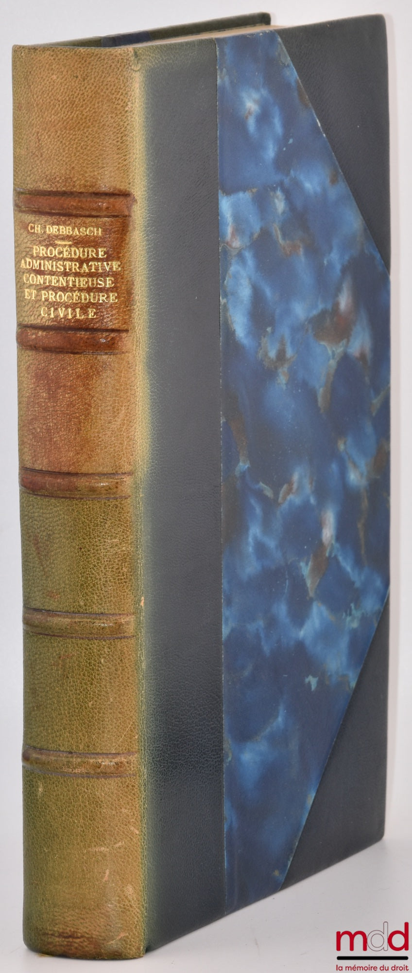 DEBBASCH (Charles) – ADMINISTRATIVE LITIGATION PROCEDURE AND CIVIL PROCEDURE, Preface by Jean Boulouis, Public Law Library, vol. XXXVIII