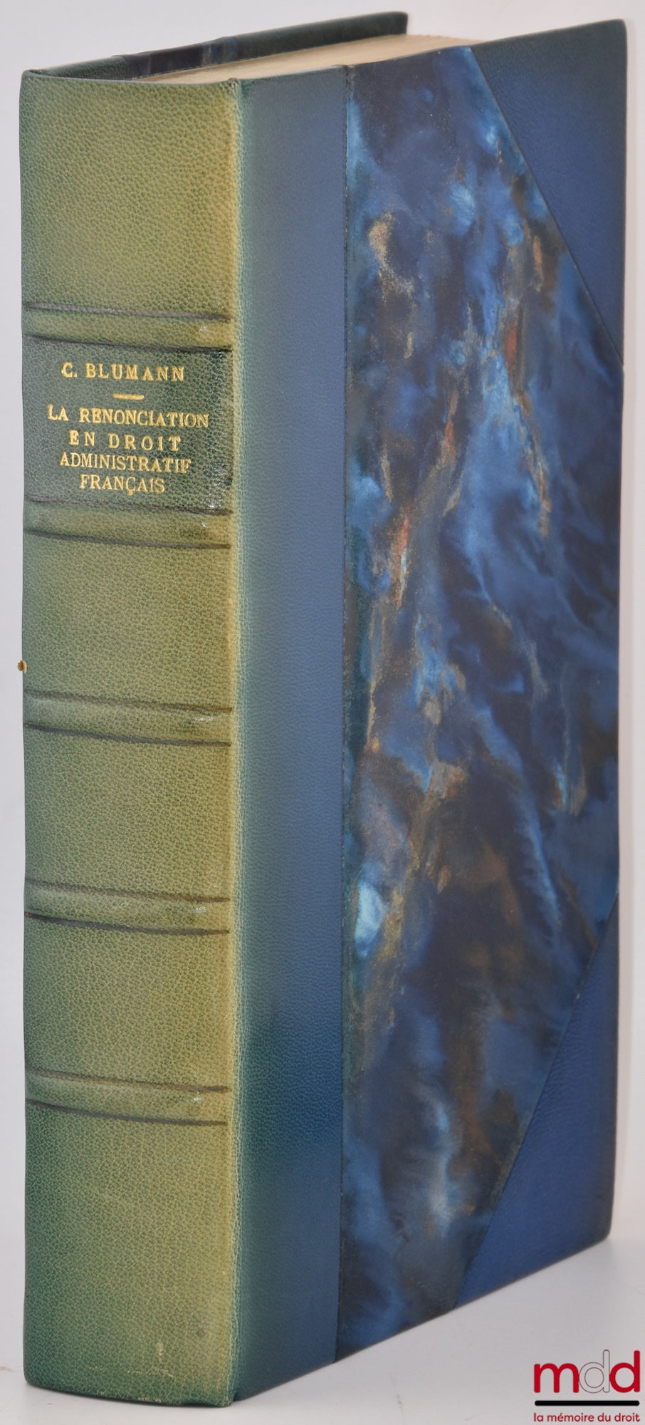 BLUMANN (Claude) – WAIVER IN FRENCH ADMINISTRATIVE LAW, Preface by J. Lamarque, Bibl. de droit public, t. CXIII