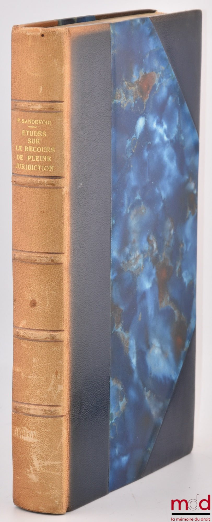 SANDEVOIR (Pierre) – STUDIES ON FULL JURISDICTION APPEALS, Preface by Roland Drago, Public Law Library, vol. LVI