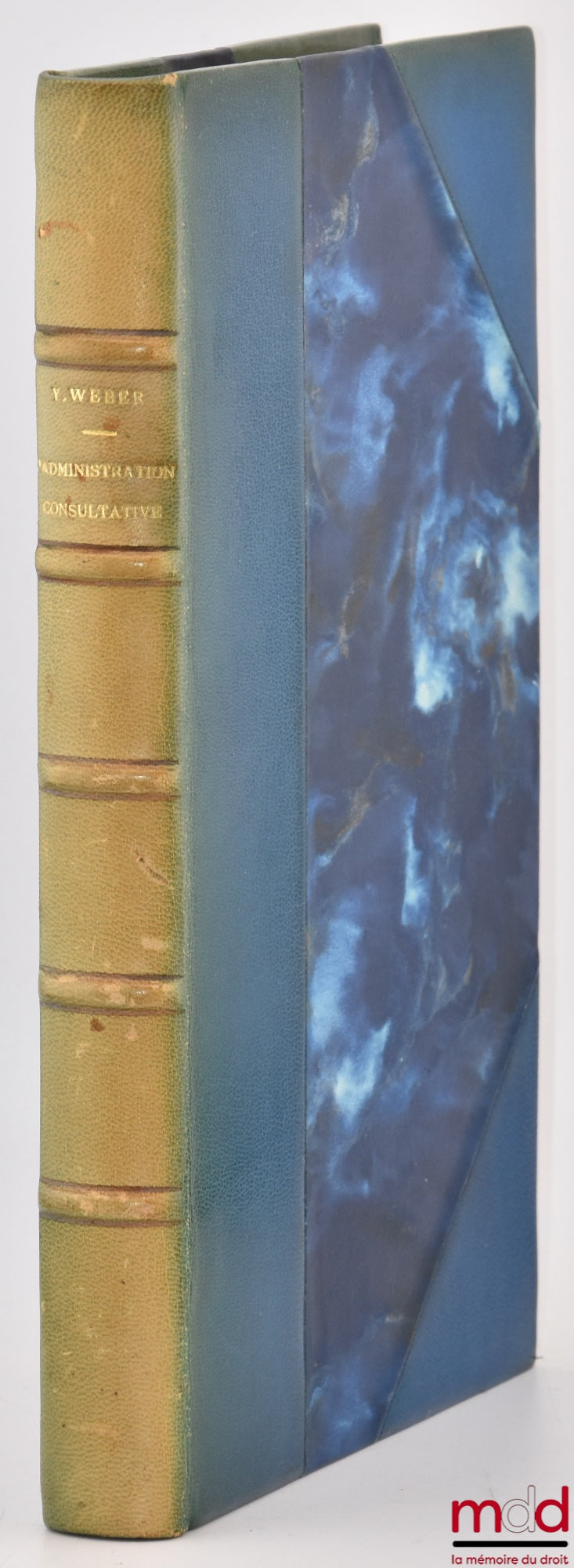 WEBER (Yves) – ADVISORY ADMINISTRATION, Preface by Claude Durand-Prinborgne, Public Law Library, vol. LXXXII