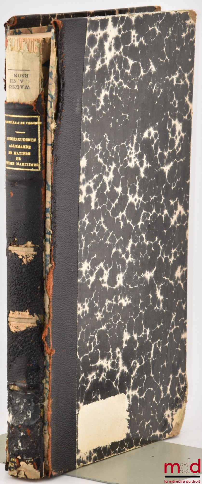 FAUCHILLE (Paul), VISSCHER (Charles de) – THE WAR OF 1914, German Jurisprudence on Maritime Prizes, Decisions of the Supreme Court of Berlin, Collection of Decisions followed by texts relevant to international maritime law, With the collaboration