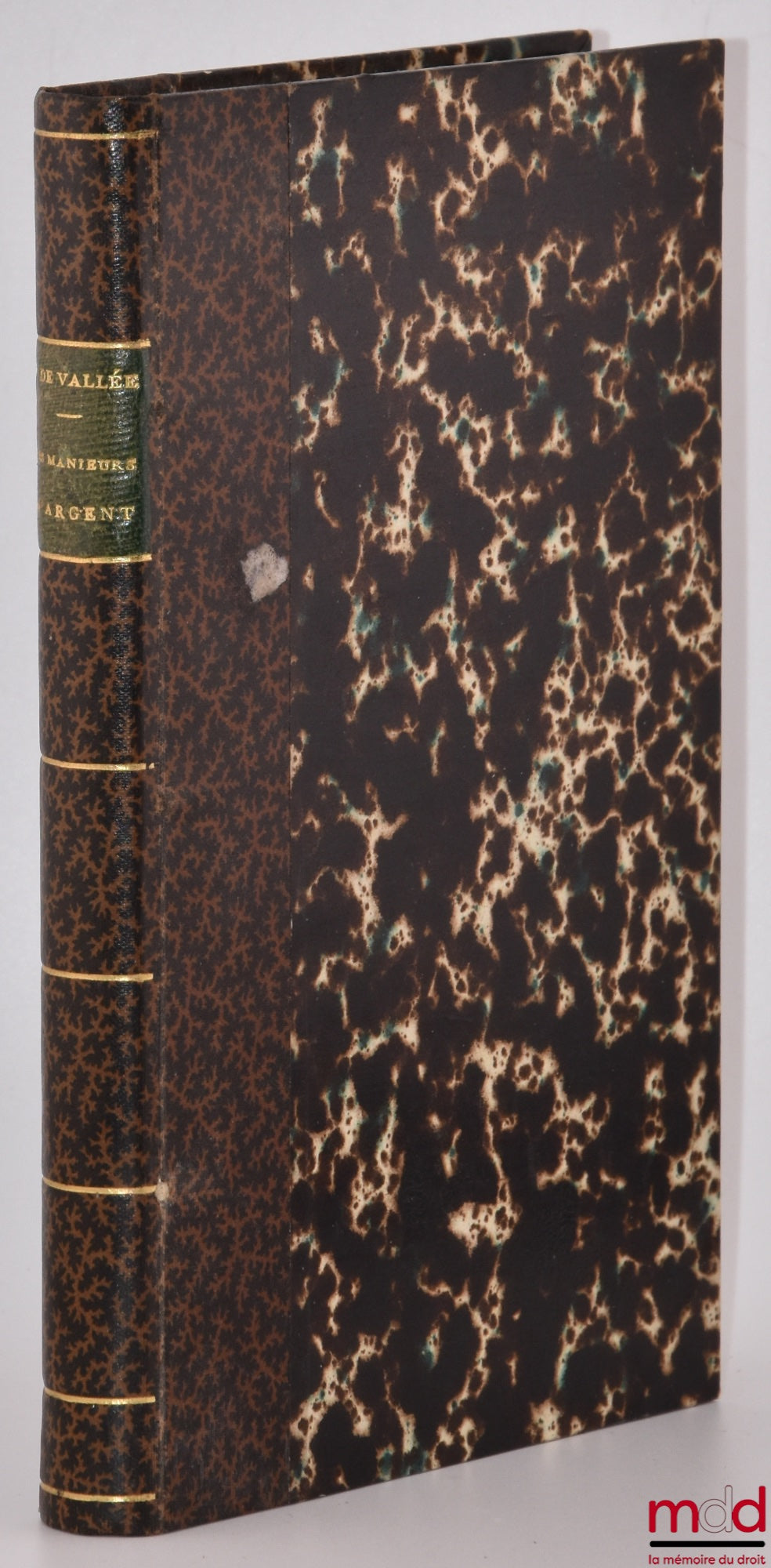 VALLÉE (Oscar de) – LES MANIEURS D’ARGENT, Études historiques et morales, 1720-1857, 5e éd. contenant une nouvelle introduction, la lettre de l’Empereur et la défense des manieurs d’argent