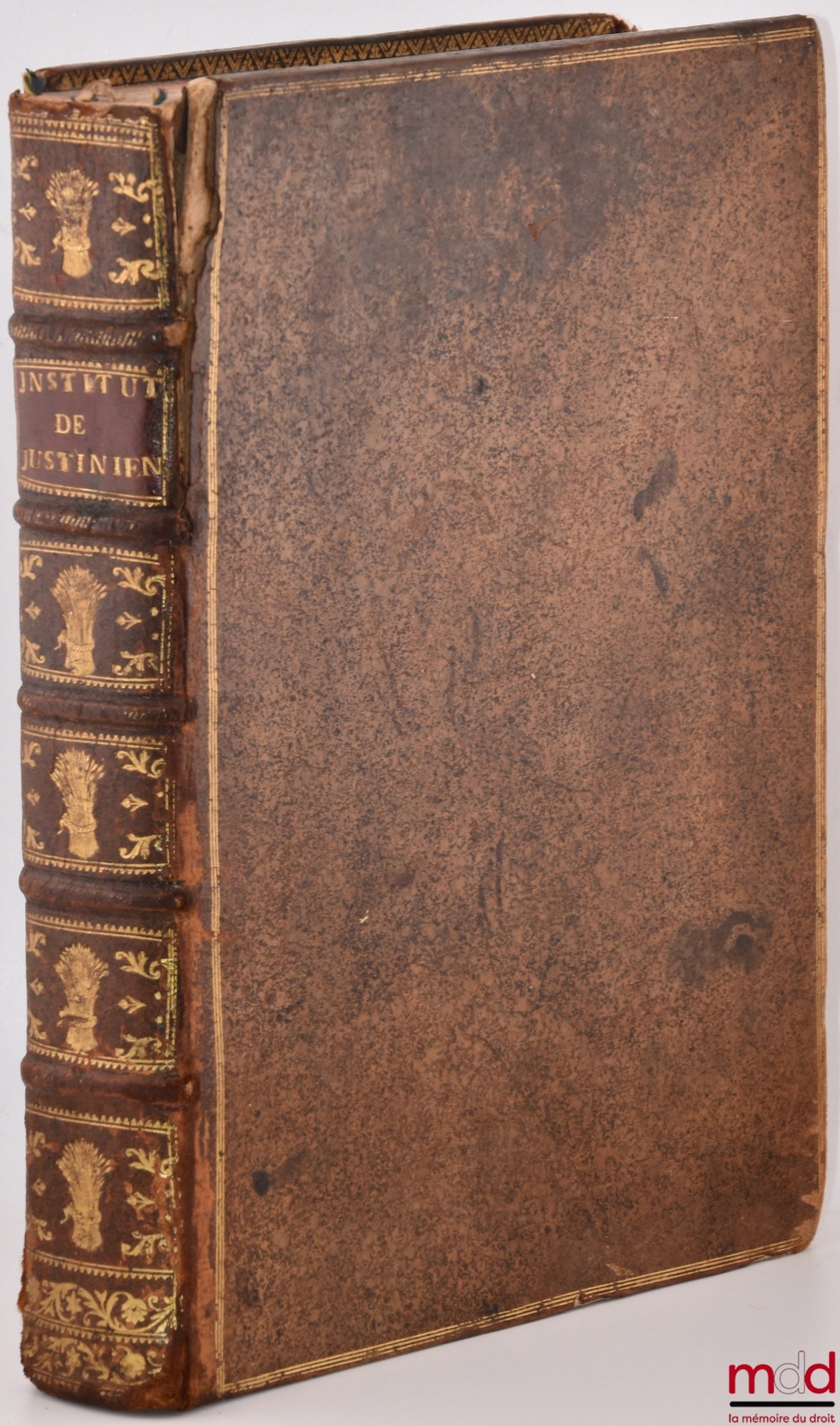 BOUTARIC (François de) – THE INSTITUTES OF EMPEROR JUSTINIAN, IN CONFERENCE WITH FRENCH LAW
