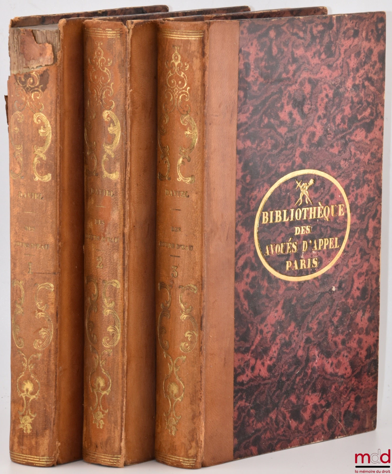 DAVIEL (Alfred) – TREATISE ON THE LEGISLATION AND PRACTICE OF WATERCOURSES, 3rd ed., revised and considerably enlarged