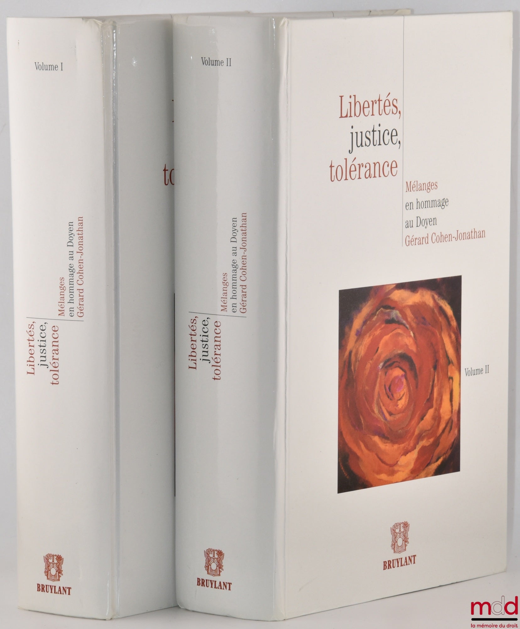 [Cohen-Jonathan Essays] – FREEDOMS, JUSTICE, TOLERANCE, Essays in homage to Dean Gérard Cohen-Jonathan