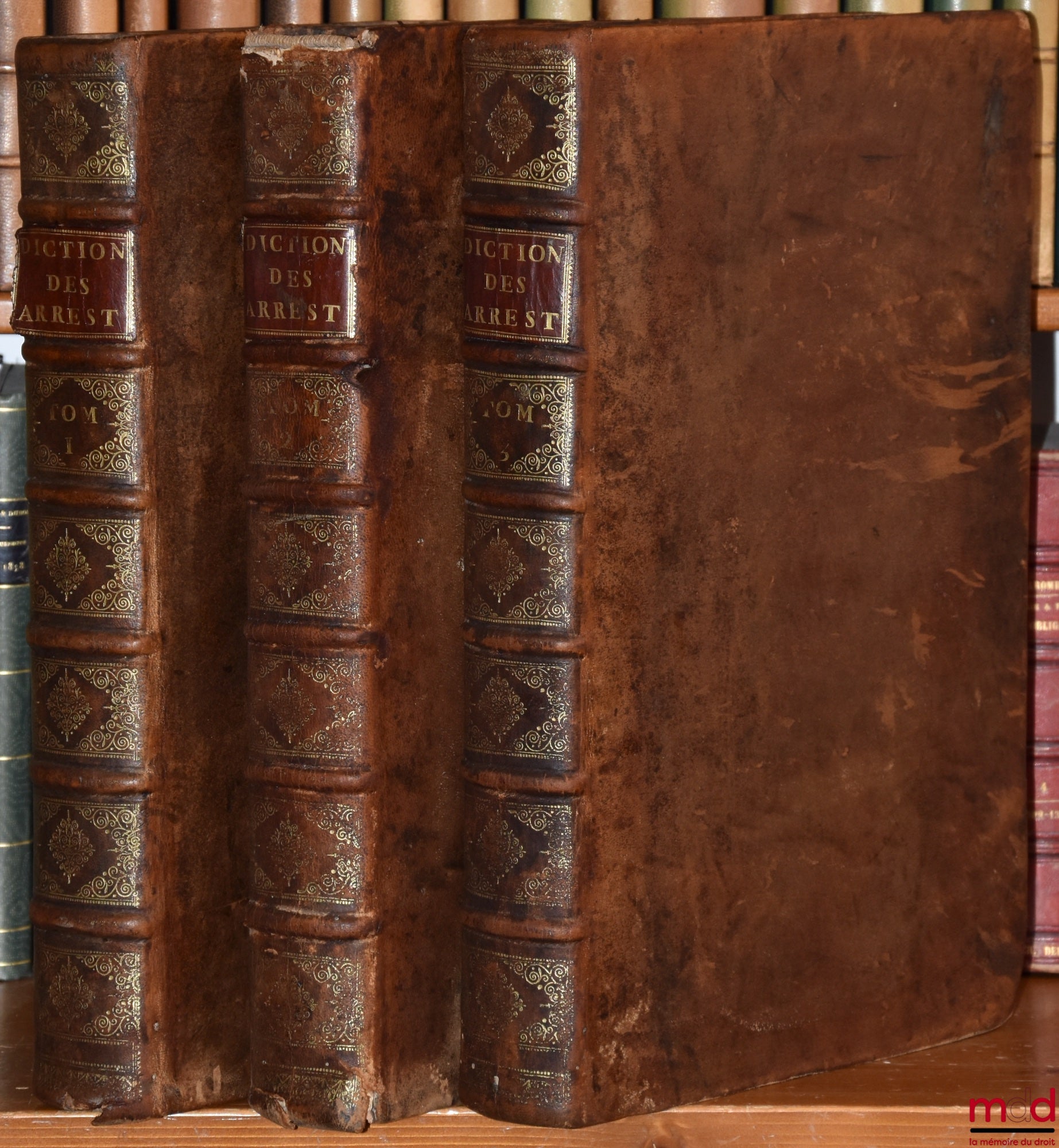 BRILLON (Pierre Jacques) – DICTIONARY OF THE RULINGS OR UNIVERSAL JURISPRUDENCE OF THE PARLIAMENTS OF FRANCE, AND OTHER COURTS, containing in alphabetical order Beneficial, civil and criminal matters: The principal maxims of Ecclesiastical Law