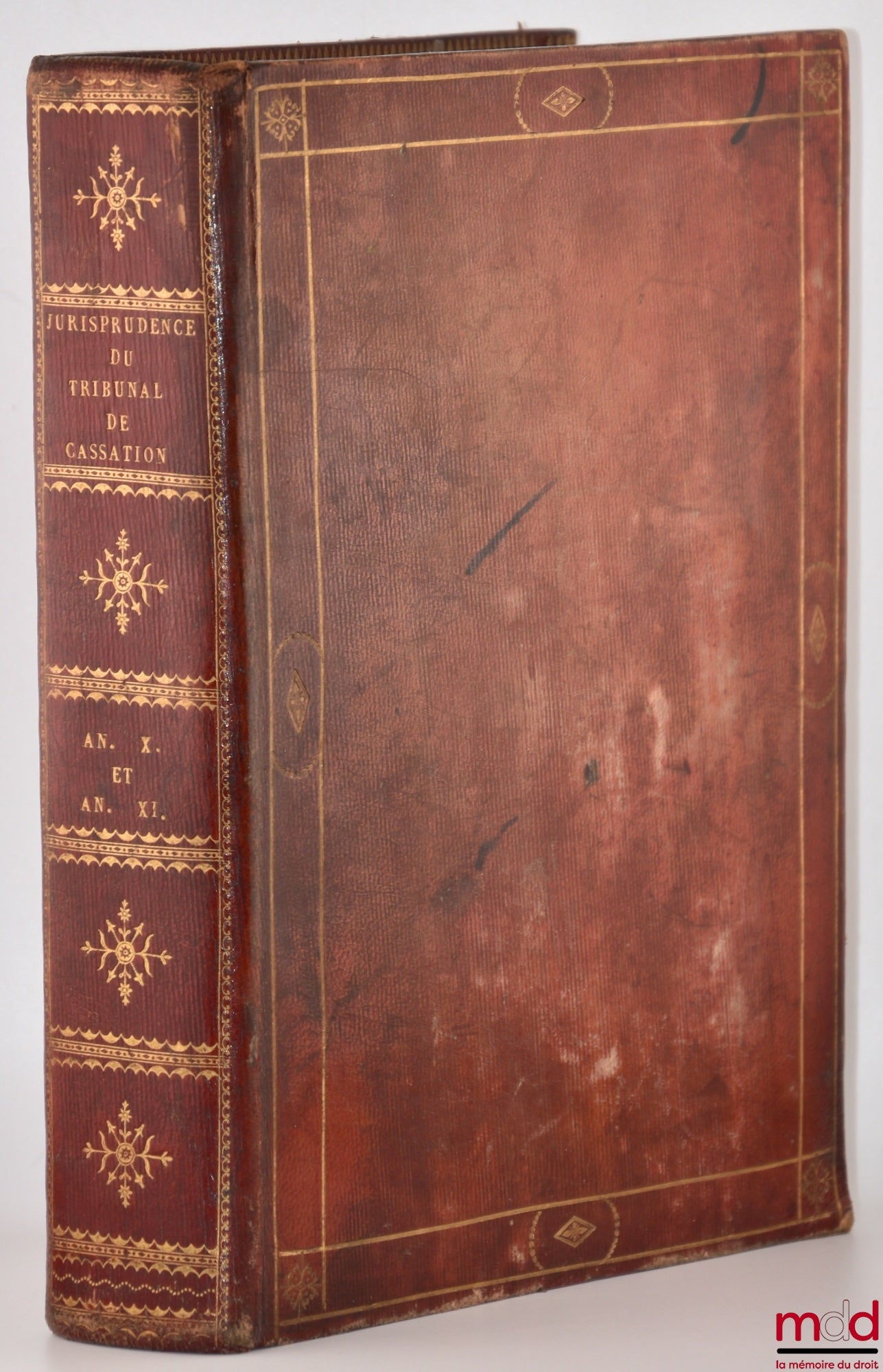 [Cassation], SIREY (Jean-Baptiste), DENEVERS (Géraud-Thimothée) – JURISPRUDENCE DU TRIBUNAL DE CASSATION, ou PRÉCIS de tous les Jugements de Rejet et de Cassation, sur des points importants du droit et de la Procédure, en matière civile ; Indiquant les mo