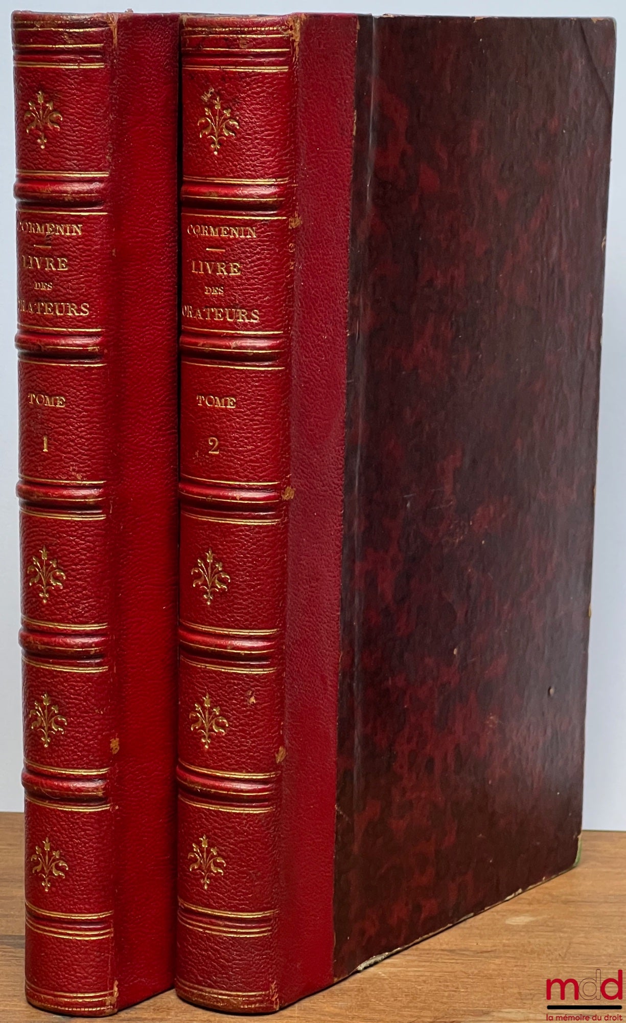 CORMENIN dit TIMON (Louis, Baron de) – WORKS OF CORMENIN: BOOK OF ORATORS, 18th ed. augmented with unpublished portraits