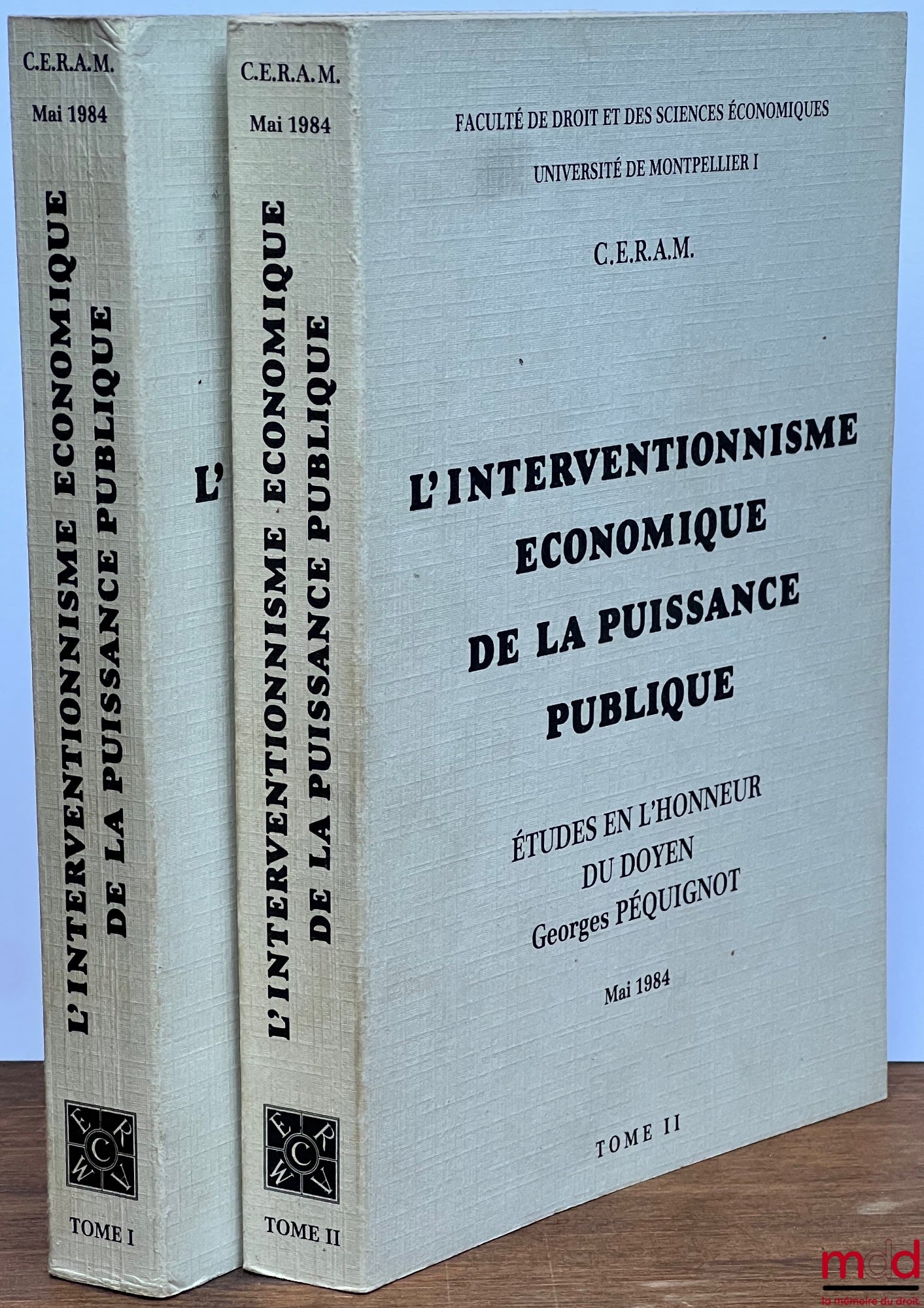 [Péquignot Miscellany] – The Economic Interventionism of Public Authorities, Studies in Honor of Dean Georges Péquignot