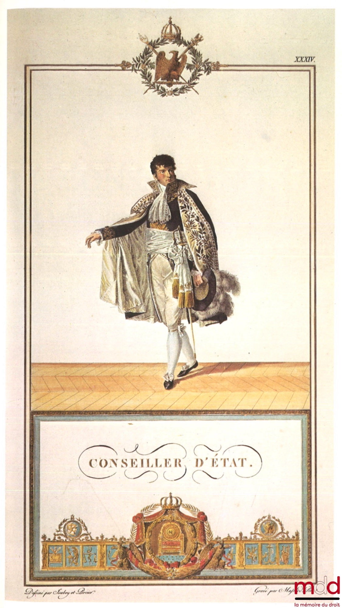 [Council of State] – THE COUNCIL OF STATE, ITS HISTORY THROUGH PERIOD DOCUMENTS 1799-1974, Preface by A. Parodi, coll. History of French Administration