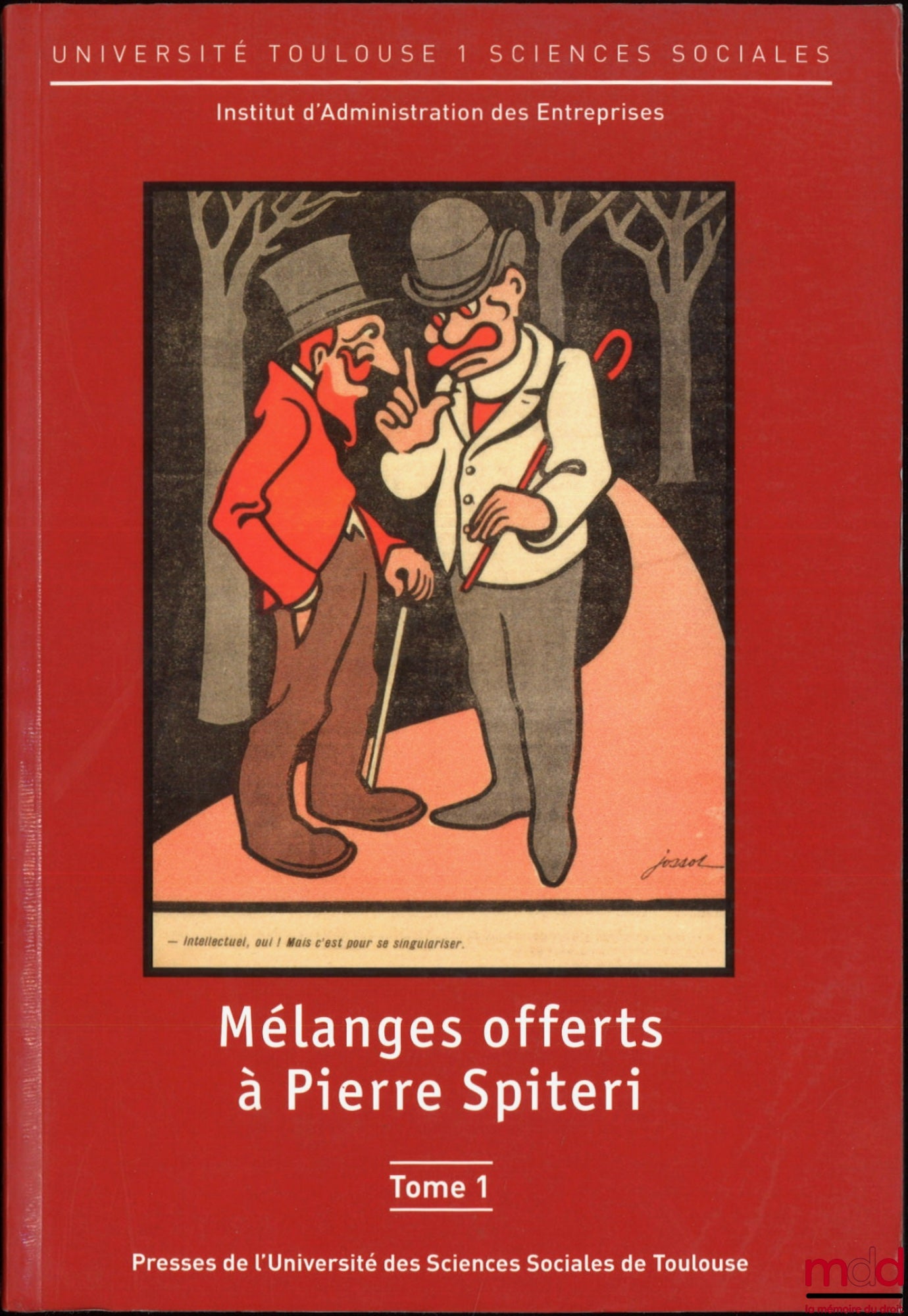 [Essays] – Essays presented to Pierre Spiteri, University of Toulouse 1 Social Sciences