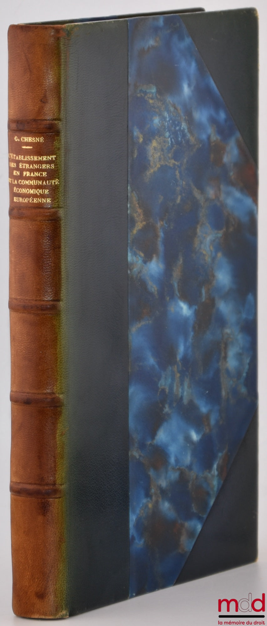 CHESNÉ (Guy) – THE SETTLEMENT OF FOREIGNERS IN FRANCE AND THE EUROPEAN ECONOMIC COMMUNITY, Preface by Yvon Loussouarn, Private Law Library, vol. XXXIV