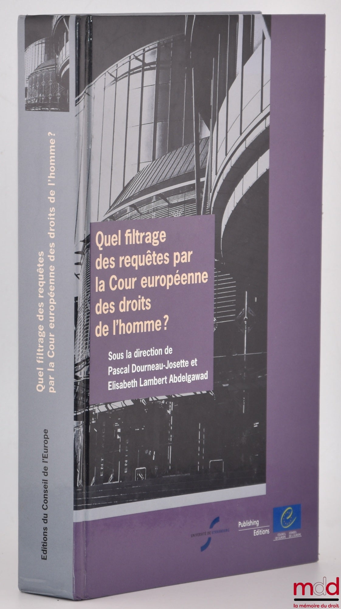 [Collective] – WHAT FILTERING OF APPLICATIONS BY THE EUROPEAN COURT OF HUMAN RIGHTS?, ed. Pascal Dourneau-Josette and Elisabeth Lambert Abdelgawad