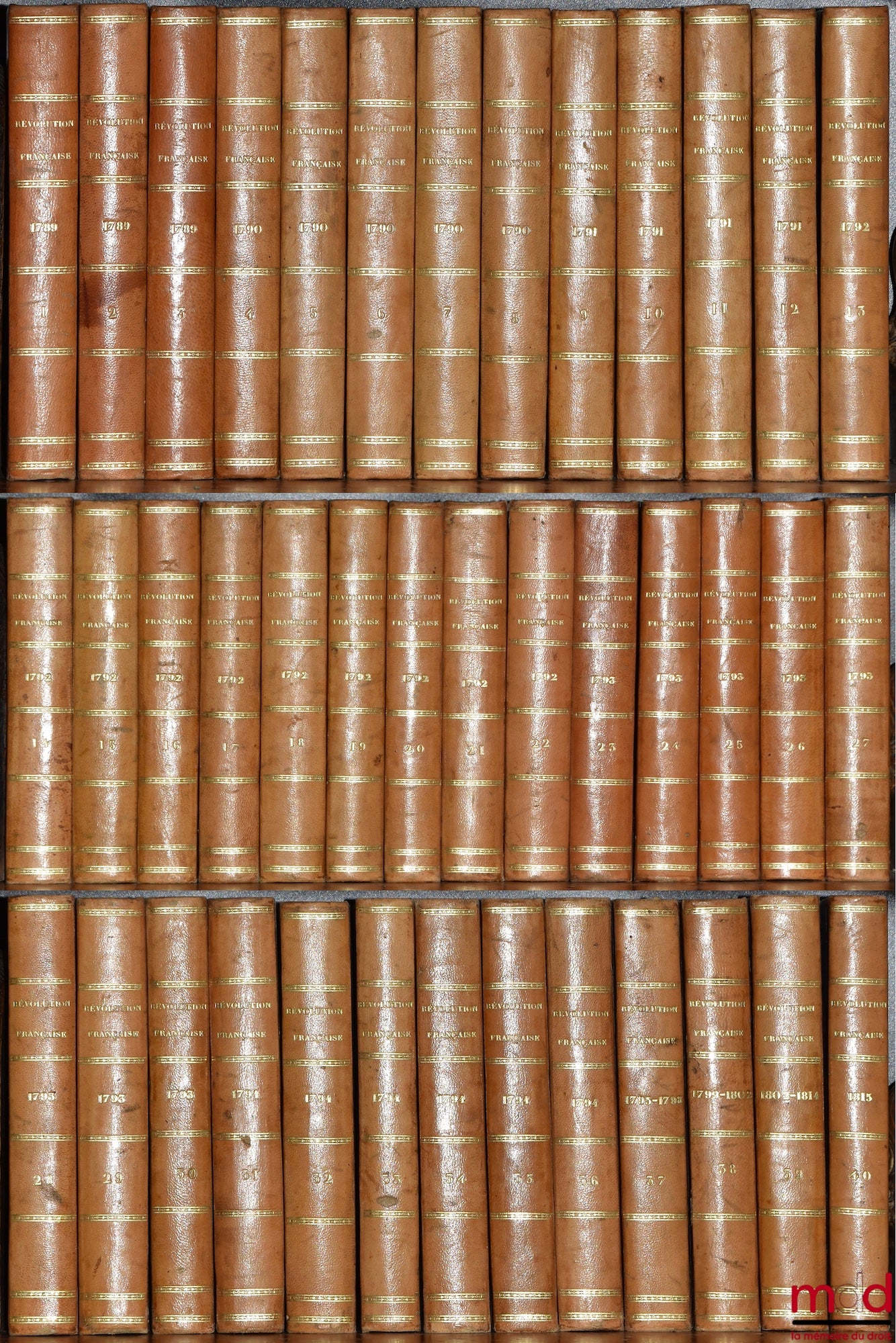 BUCHEZ (Philippe-Joseph-Benjamin), Roux (Pierre-Célestin) – PARLIAMENTARY HISTORY OF THE FRENCH REVOLUTION, Or Journal of the National Assemblies, From 1789 to 1815, Containing: The Narration of Events; the Debates of the Assemblies; the Discussions