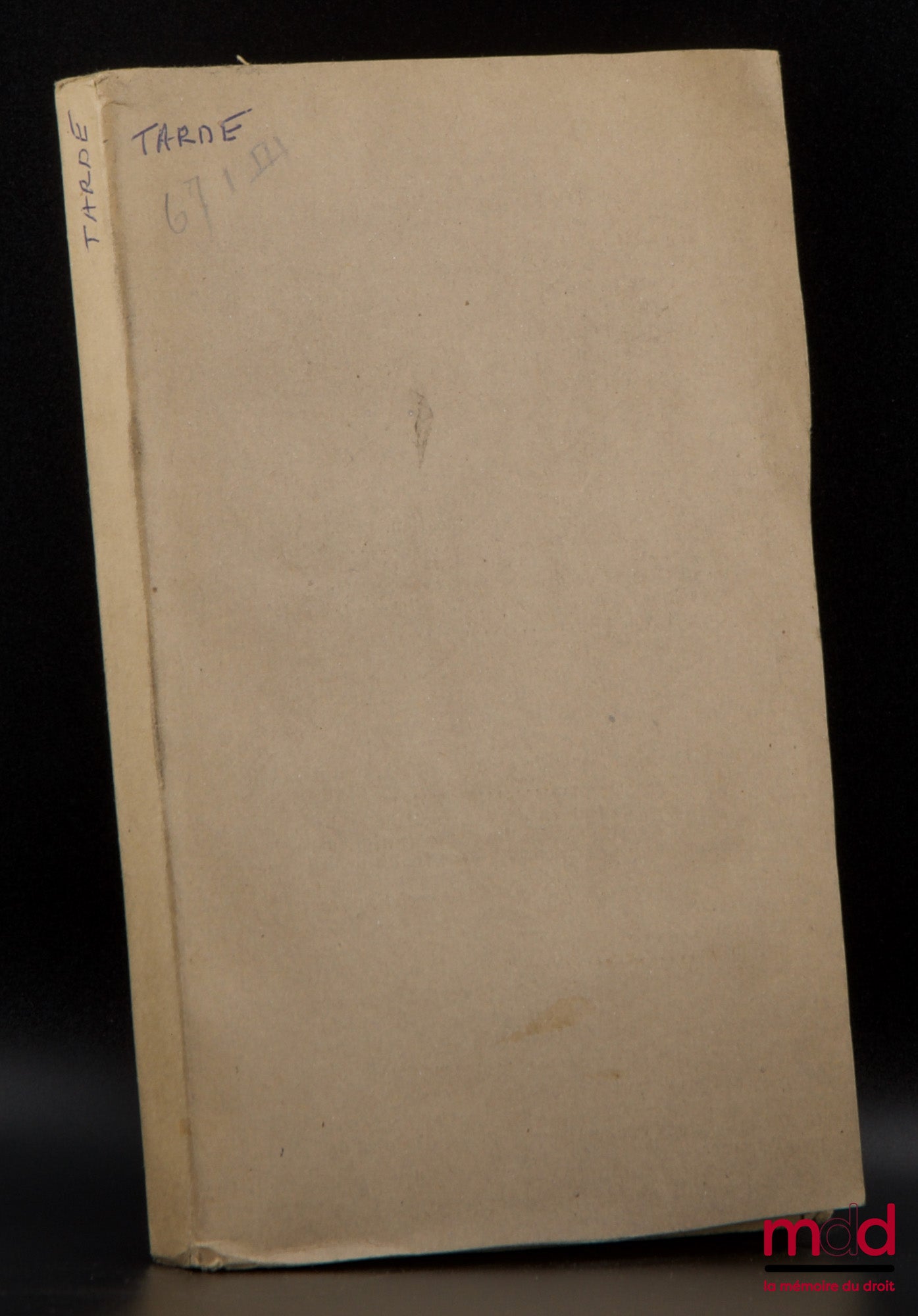 TARDE (Gabriel) – COMPARATIVE CRIME, 8th ed.