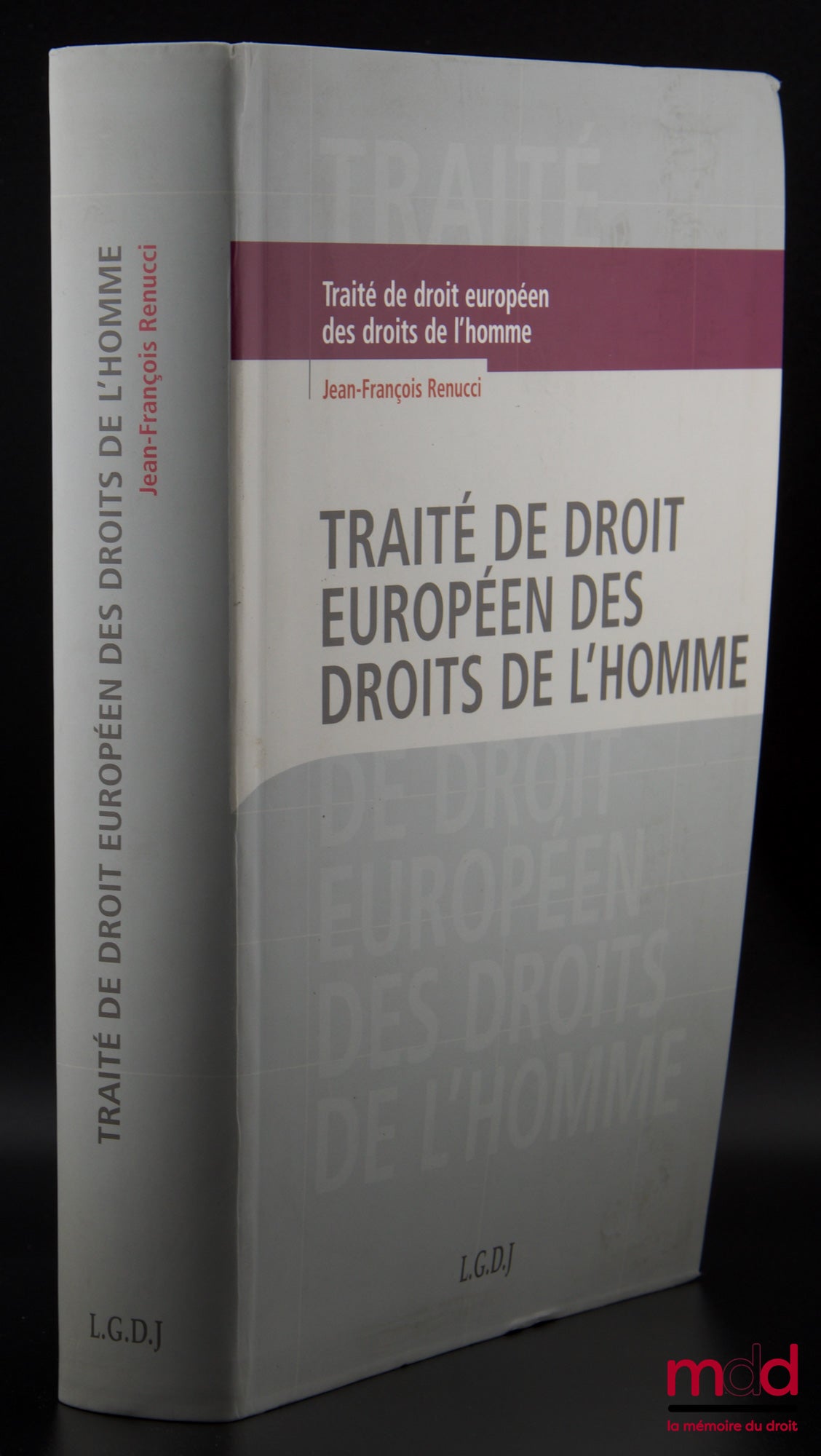 RENUCCI (Jean-François) – EUROPEAN HUMAN RIGHTS LAW