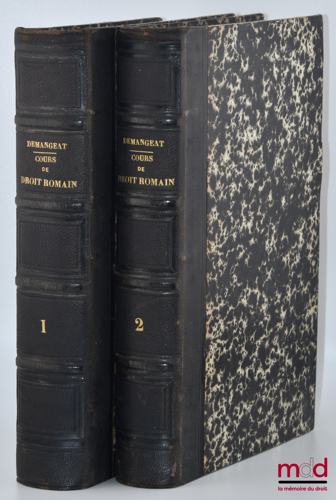 DEMANGEAT (Charles) – ELEMENTARY COURSE IN ROMAN LAW, Containing 1° An abridged history of Roman law; 2° A complete explanation of the Institutes of Gaius and the Institutes of Justinian; 3° An explanation of the principal texts of the Digest and