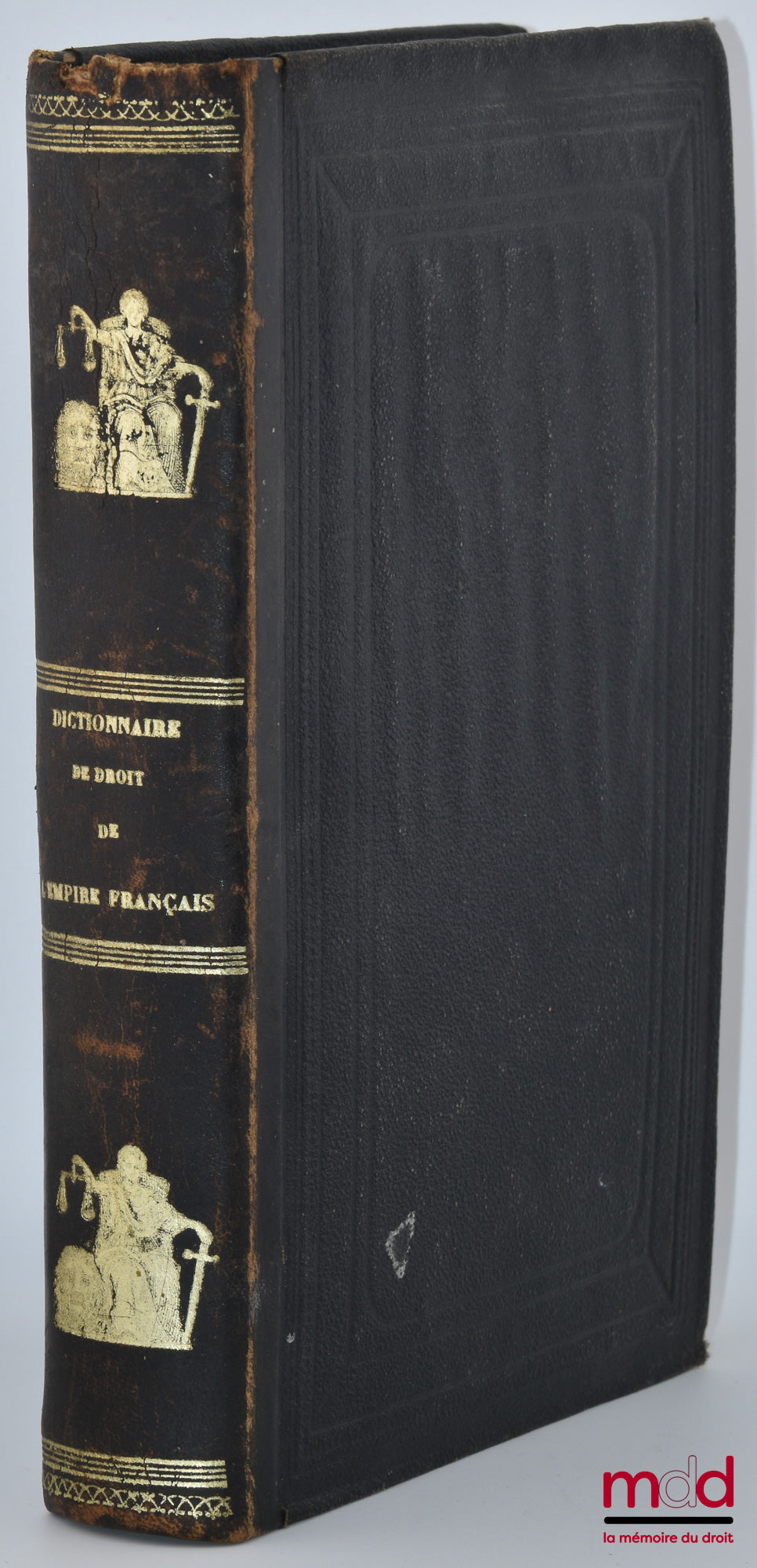 BAROTS (F.-H.) – DICTIONNAIRE DE DROIT DE L’EMPIRE FRANÇAIS, Commenté et analysé d’après Merlin, Toullier, Rogron, etc., etc., renfermant par ordre méthodique, une explication claire et succincte de la législation la plus récente en matière civile, commer