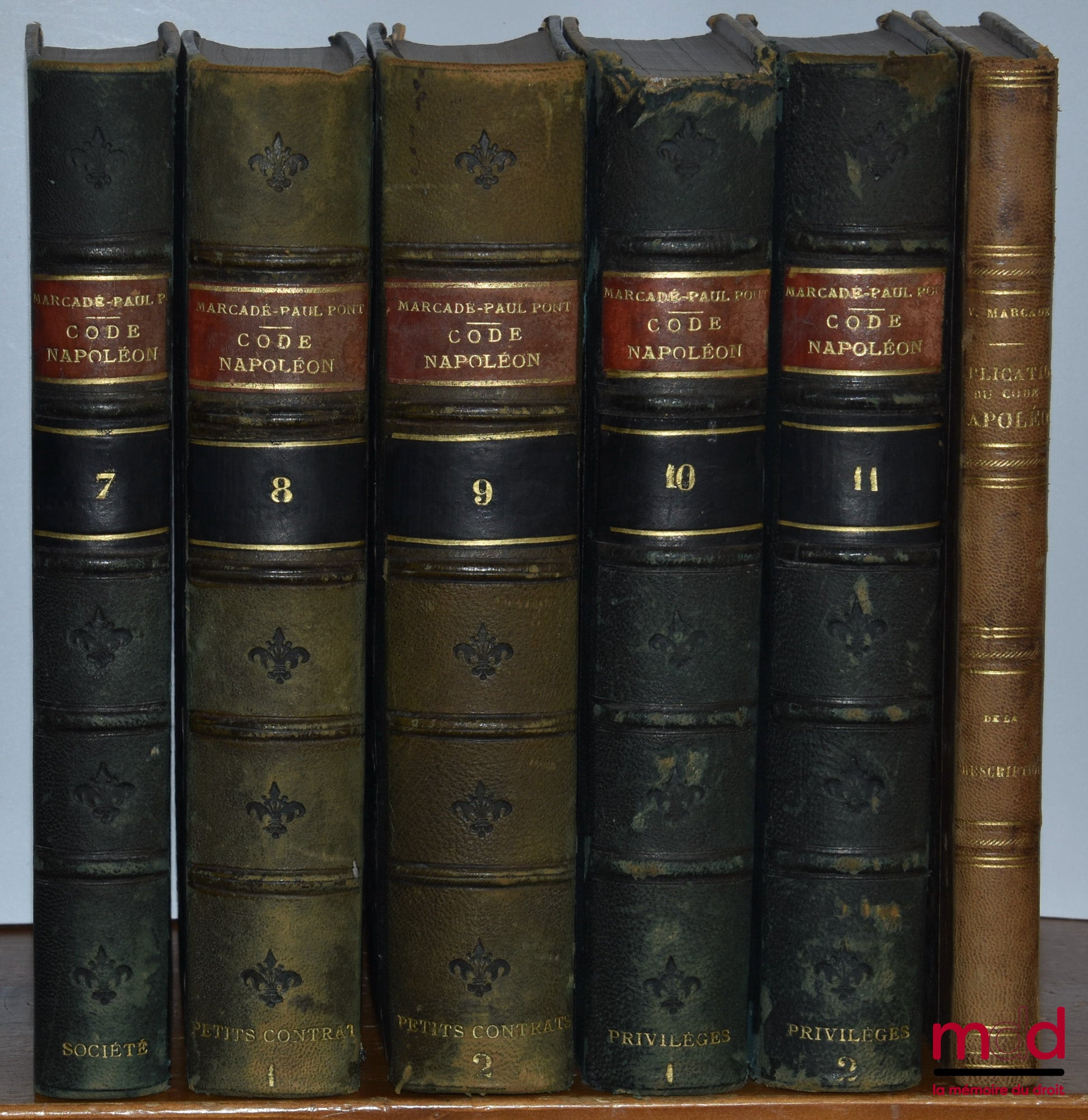 MARCADÉ (Victor-Napoléon) et PONT (Paul) – EXPLICATION THÉORIQUE ET PRATIQUE DU CODE CIVIL CONTENANT L’ANALYSE CRITIQUE DES AUTEURS ET DE LA JURISPRUDENCE ET UN TRAITÉ RÉSUMÉ APRÈS LE COMMENTAIRE DE CHAQUE TITRE, 5e éd. augmentée de plusieurs Questions et