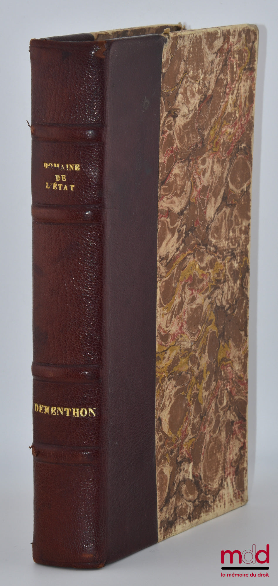 DEMENTHON (Henri) – TREATISE ON THE STATE DOMAIN, 4th ed., completely revised and updated with alphabetical indexes, Preface by Paul Pic