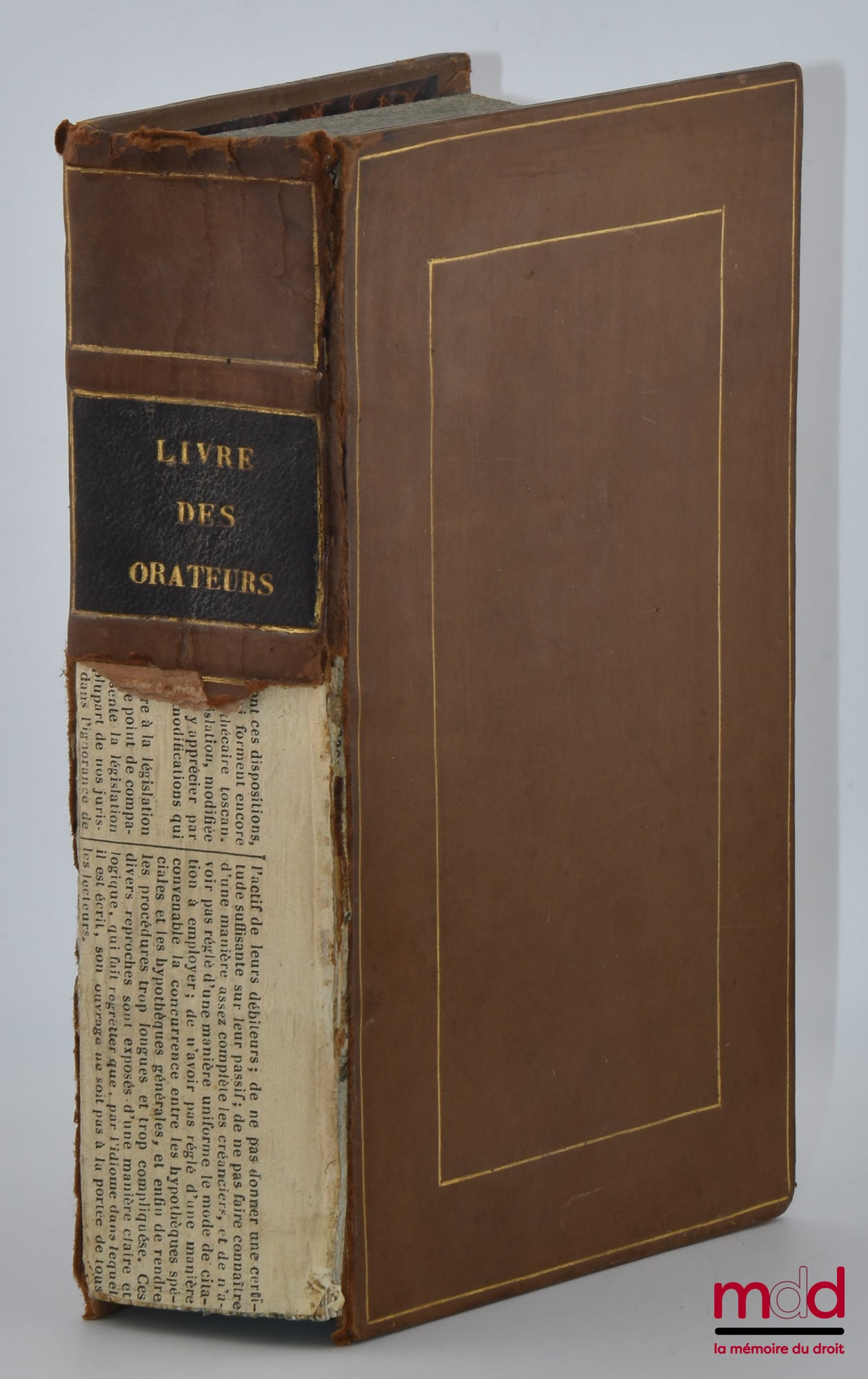 CORMENIN dit TIMON (Louis, baron de) – LIVRE DES ORATEURS, 15e éd.