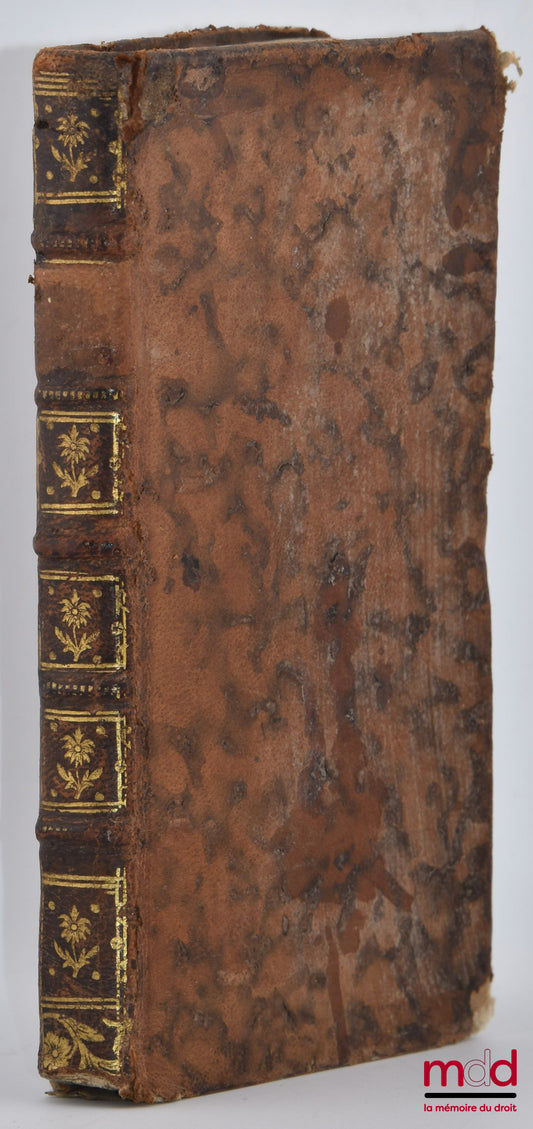 FURGOLE (Jean-Baptiste) – TRAITÉ DE LA SEIGNEURIE FÉODALE UNIVERSELLE, ET DU FRANC-ALLEU NATUREL