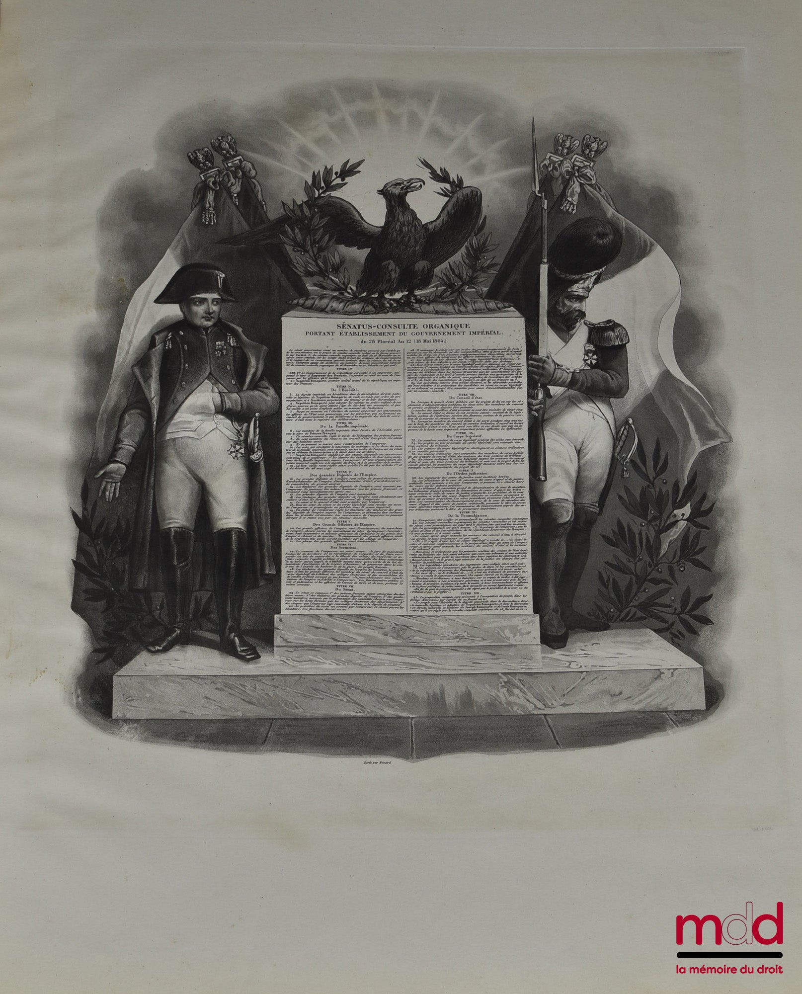 [Constitution] – PORT-FOGLIO OU ATLAS DES CONSTITUTIONS QUI ONT RÉGI LA FRANCE, Avec les portraits des hommes célèbres qui les ont fait adopter. Précédé d’un résumé de l’histoire parlementaire de France depuis 1789 jusqu’à nos jours.