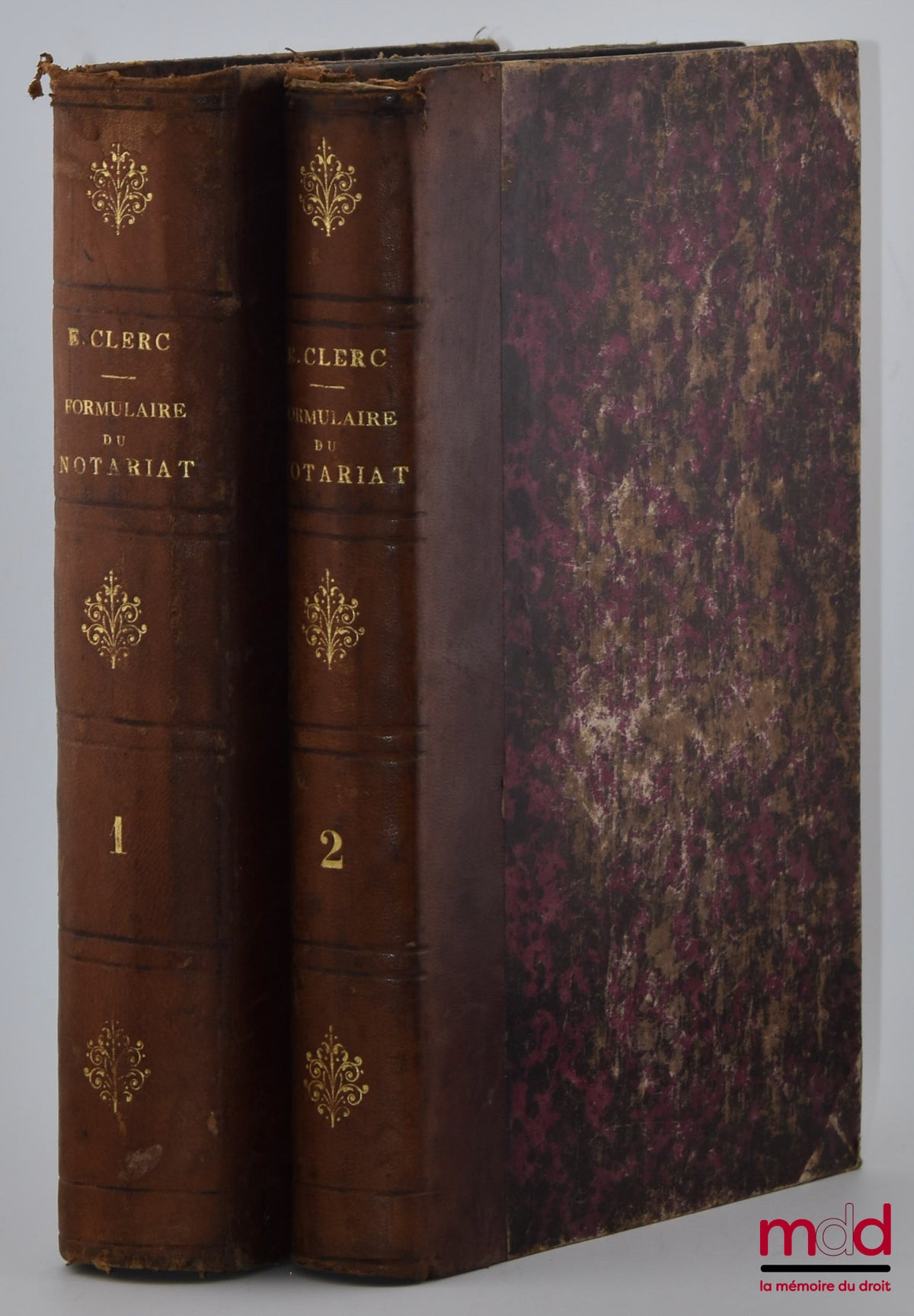 CLERC (Édouard), DALLOZ (Armand) et VERGÉ (Charles) – MANUEL THÉORIQUE ET PRATIQUE ET FORMULAIRE GÉNÉRAL ET COMPLET DU NOTARIAT, suivi du CODE DES NOTAIRES EXPLIQUÉ ET D’UN TRAITÉ DE LA RESPONSABILITÉ DES NOTAIRES, 6e éd. augmentée et mise au courant de l