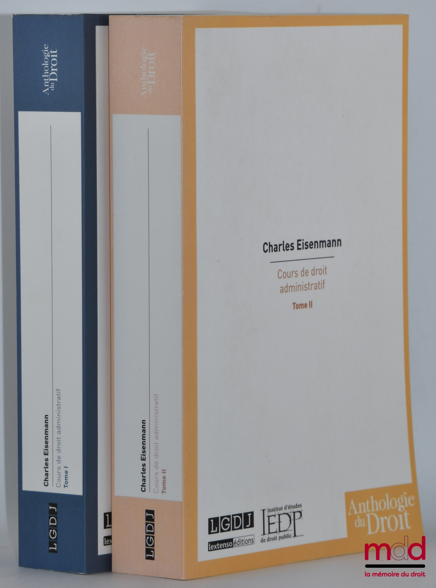 EISENMANN (Charles) – COURS DE DROIT ADMINISTRATIF, Anthologie du droit, [réimpression]