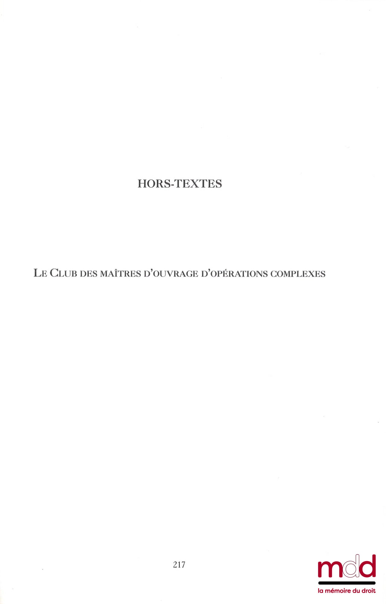 [Collectif] – L’AMÉNAGEUR URBAIN FACE À LA CRISE DE LA VILLE, Club des maîtres d’ouvrage d’opérations complexes, coll. « L’aube territoire »