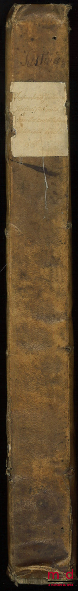 FUGGER (Ulricus), SCRIMGER (Heinrich) – [Autokratorōn, Ioustinianou, Ioustinou, Leontos nearai diataxeis Ioustinianou édikta.], IMPP. IUSTINIANI, IUSTINI, LEONIS NOUELLÆ CONSTITUTIONES. IUSTINIANI EDICTA. Ex bibliotheca illustris viri Huldrici Fuggeri, do