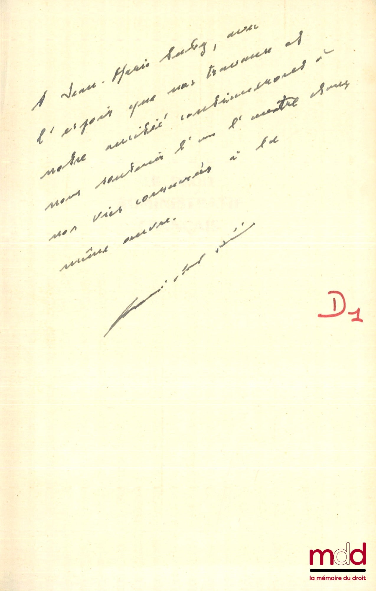 BÉNOIT (Francis-Paul) – LE DROIT ADMINISTRATIF FRANÇAIS
