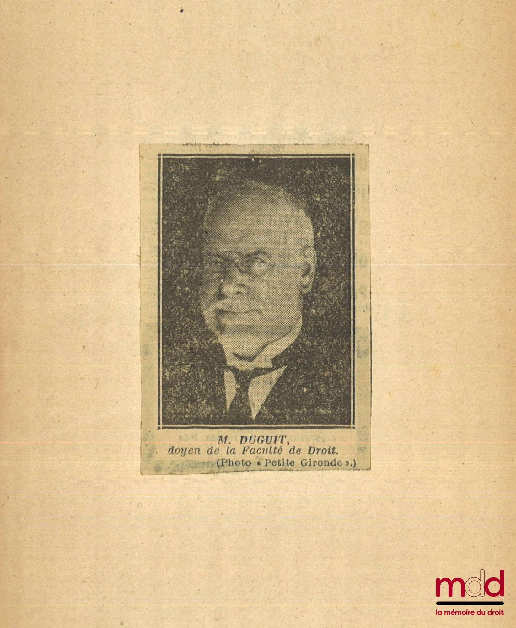 DUGUIT (Léon) – TRAITÉ DE DROIT CONSTITUTIONNEL, t. I [seul] : La règle de droit - Le problème de l’État, 3e éd., 1927