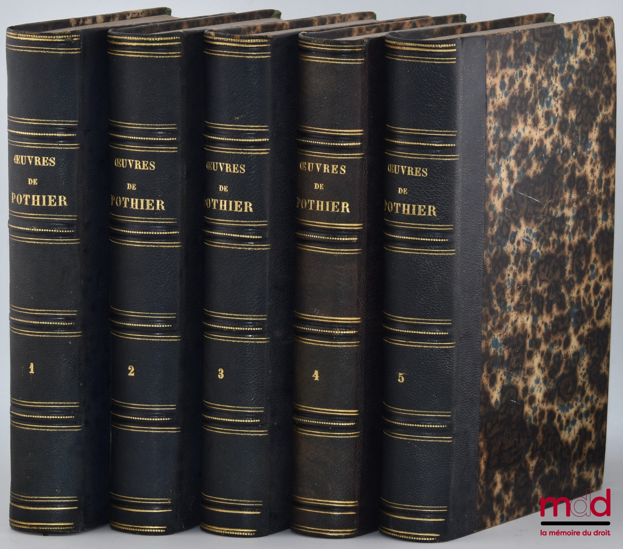 [Pothier], DUPIN (André Marie Jean Jacques) – ŒUVRES DE POTHIER CONTENANT LES TRAITÉS DU DROIT FRANÇAIS, nouvelle édition mise en meilleur ordre et publiée par les soins de M. DUPIN, augmentée d’une dissertation sur la vie et les ouvrages de ce célèbre ju