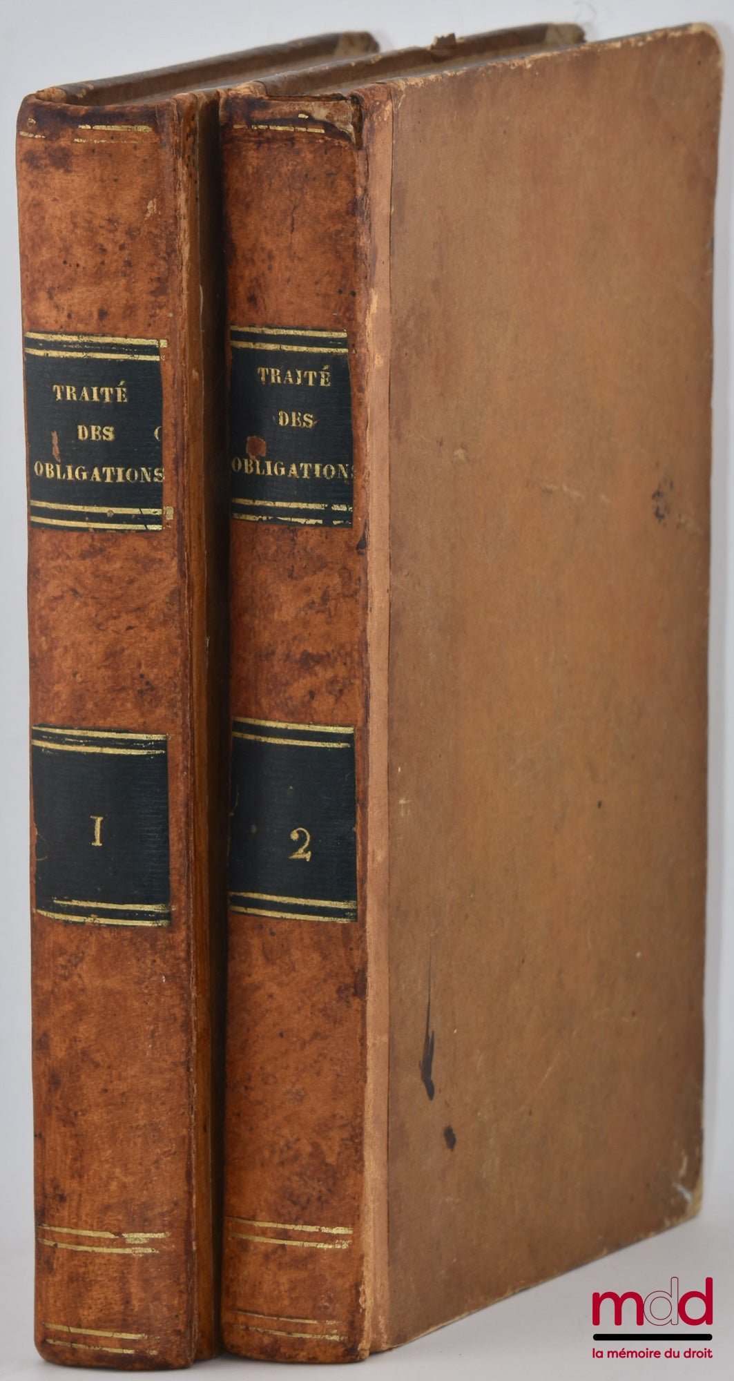 POTHIER (Robert-Joseph) – TRAITÉ DES OBLIGATIONS, selon les règles tant du for de la conscience, que du for extérieur, Nouvelle Édition, Où l’on a indiqué les changements faits par le Code civil, et où l’on a mis une Notice sur la vie de l’auteur, Par M. 