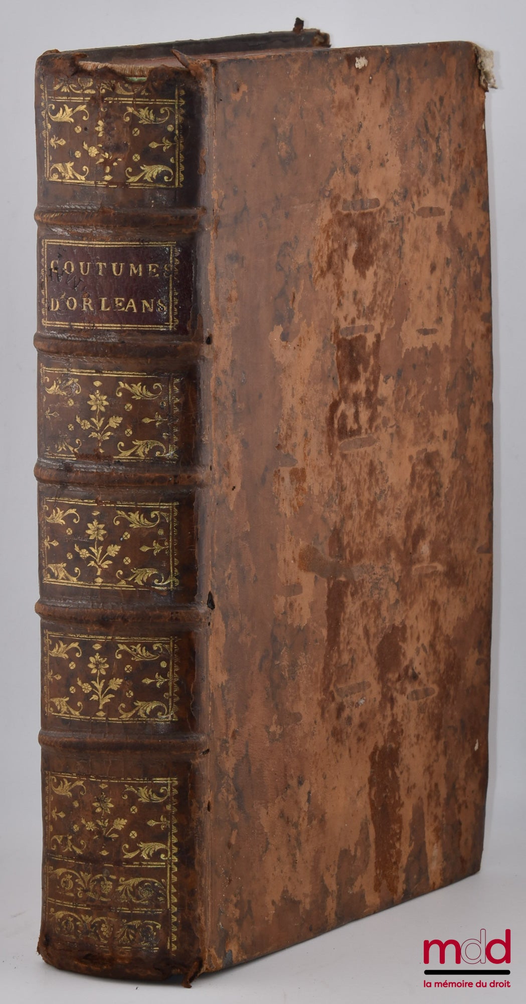 [Coutumes], POTHIER (Robert-Joseph) – COUTUMES DES DUCHÉ, BAILLIAGE ET PRÉVÔTÉ D’ORLÉANS, ET RESSORTS D’ICEUX, Avec une Introduction Générale auxdites Coutumes, & des Introductions particulières à la tête de chaque Titre, corrigées & augmentées, dans lesq