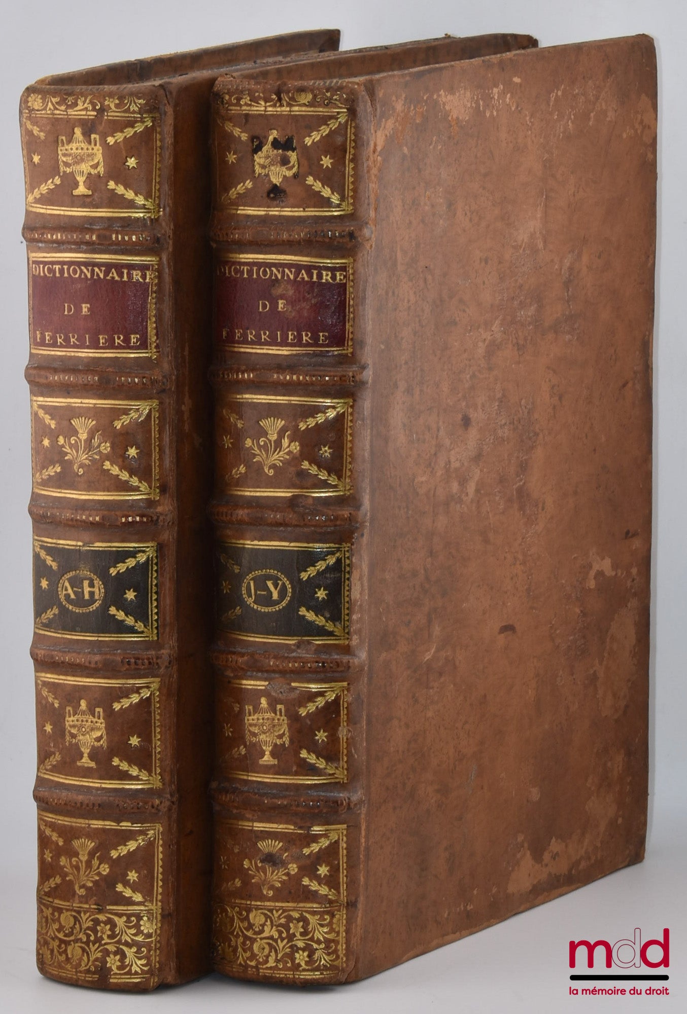 FERRIÈRE (Claude de) – DICTIONNAIRE DE DROIT ET DE PRATIQUE CONTENANT L’EXPLICATION DES TERMES DE DROIT, D’ORDONNANCES, DE COUTUMES ET DE PRATIQUE AVEC LES JURISDICTIONS DE FRANCE, Nouvelle éd. revue, corrigée et augmentée