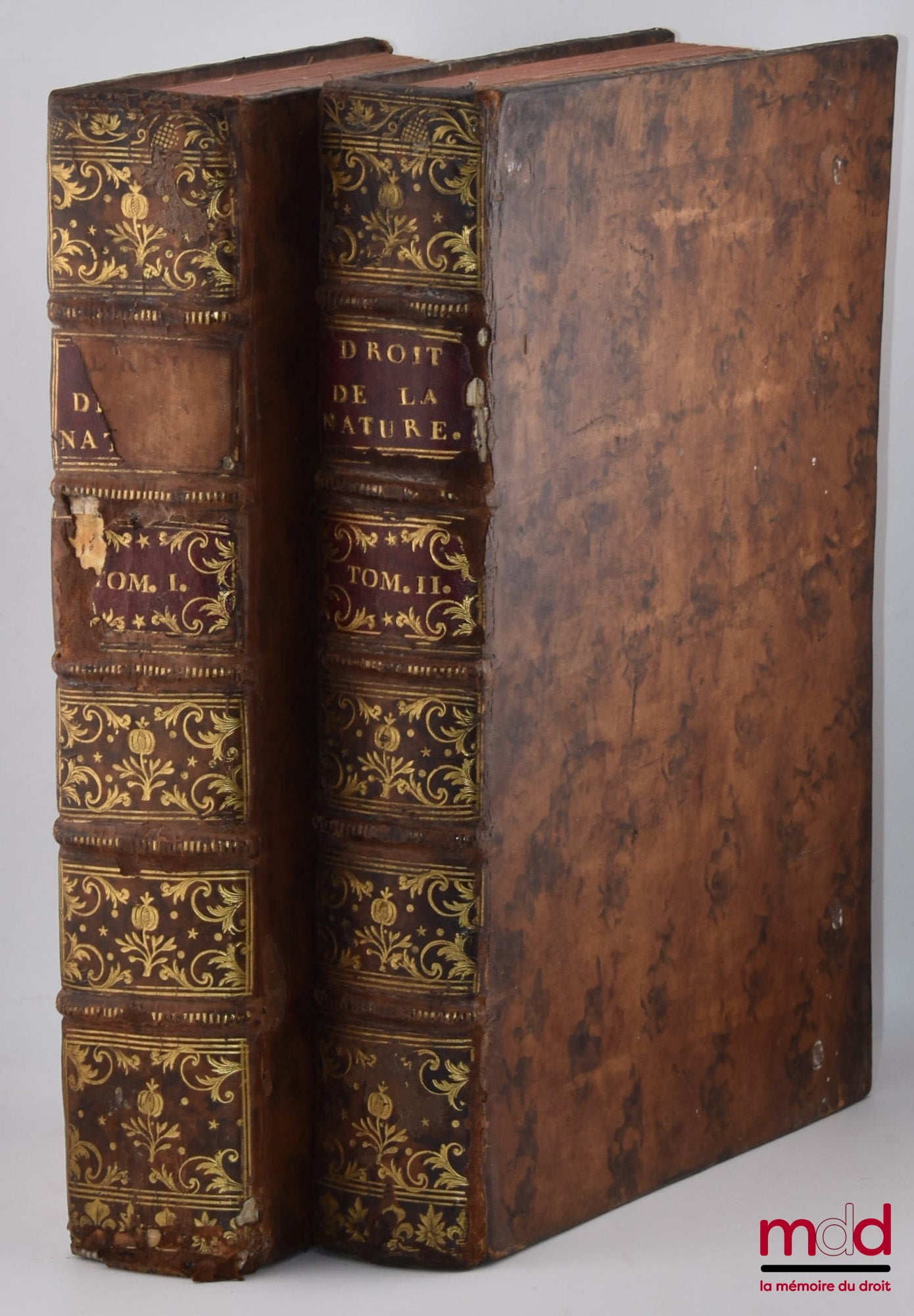 PUFENDORF (baron Samuel de) et BARBEYRAC (Jean) – LE DROIT DE LA NATURE ET DES GENS OU SYSTÈME GÉNÉRAL DES PRINCIPES LES PLUS IMPORTANTS DE LA MORALE, DE LA JURISPRUDENCE, ET DE LA POLITIQUE, par le baron de Pufendorf, traduit du latin par Jean Barbeyrac,