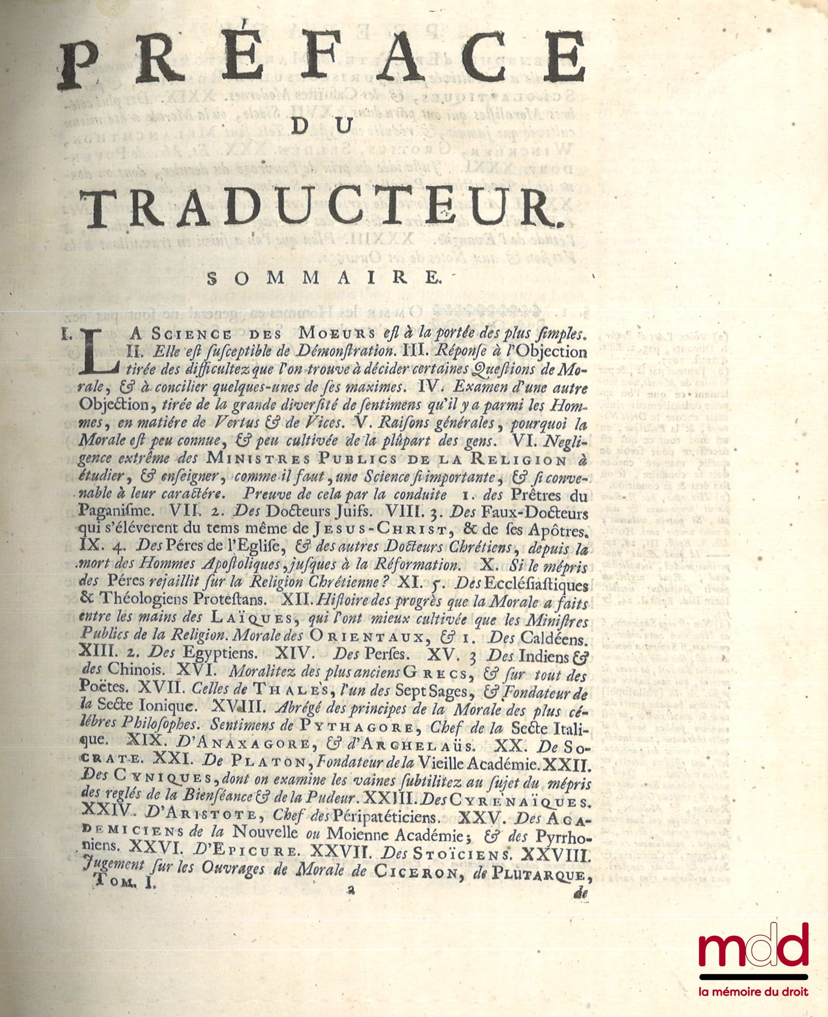 PUFENDORF (baron Samuel de) et BARBEYRAC (Jean) – LE DROIT DE LA NATURE ET DES GENS OU SYSTÈME GÉNÉRAL DES PRINCIPES LES PLUS IMPORTANTS DE LA MORALE, DE LA JURISPRUDENCE, ET DE LA POLITIQUE, par le baron de Pufendorf, traduit du latin par Jean Barbeyrac,