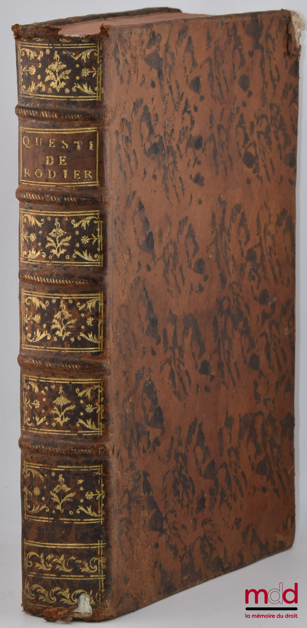 RODIER (Marc-Antoine) – QUESTIONS SUR L’ORDONNANCE DE LOUIS XIV, DU MOIS D’AVRIL 1667, RELATIVES AUX USAGES DES COURS DE PARLEMENT, ET PRINCIPALEMENT DE CELUI DE TOULOUSE, Nouvelle éd., corrigée et augmentée