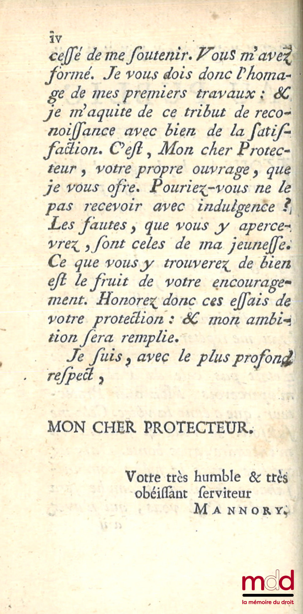 MANNORY (Louis) – PLAIDOYERS ET MÉMOIRES, Contenant des questions intéressantes, tant en matières civiles, canoniques, & criminelles, que de Police, & de commerce, avec les jugements, & leurs motifs sommaires & plusieurs discours, sur différentes matières