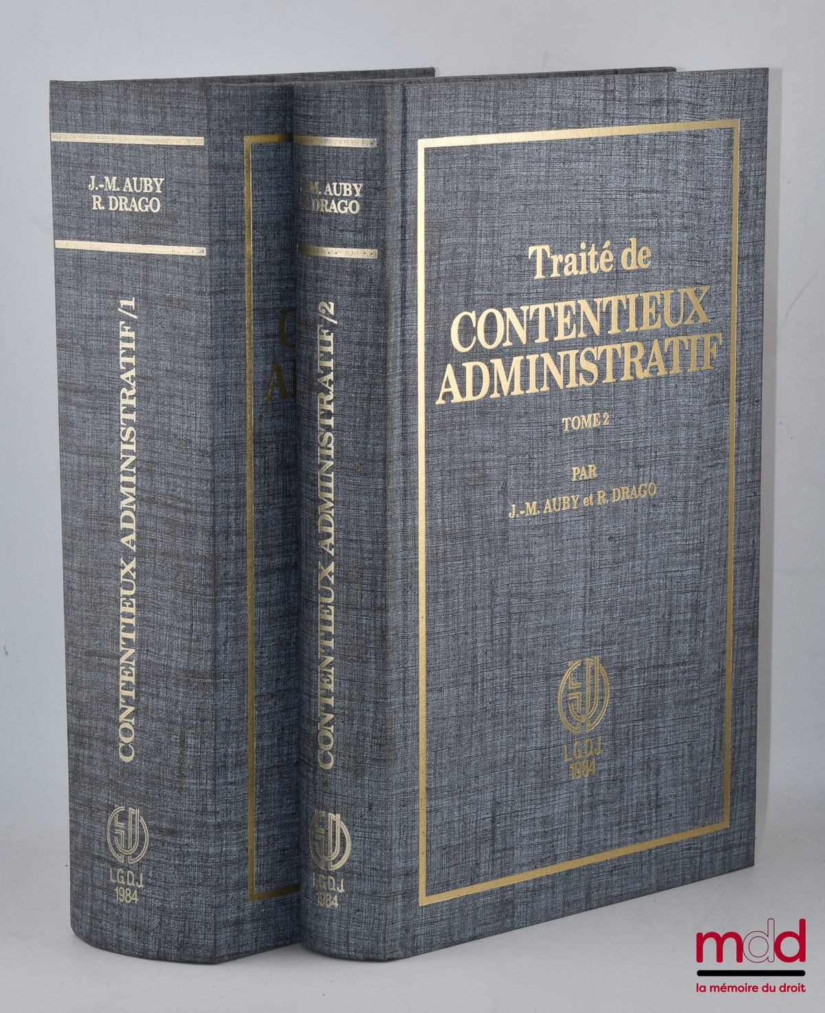 AUBY (Jean-Marie) et DRAGO (Roland) – TRAITÉ DE CONTENTIEUX ADMINISTRATIF, 3e éd., t. 1 : Notions générales, Organisation juridictionnelle en matière administrative, Compétences, Procédure contentieuse, t. 2 : Procédure (suite), Recours juridictionnels, D